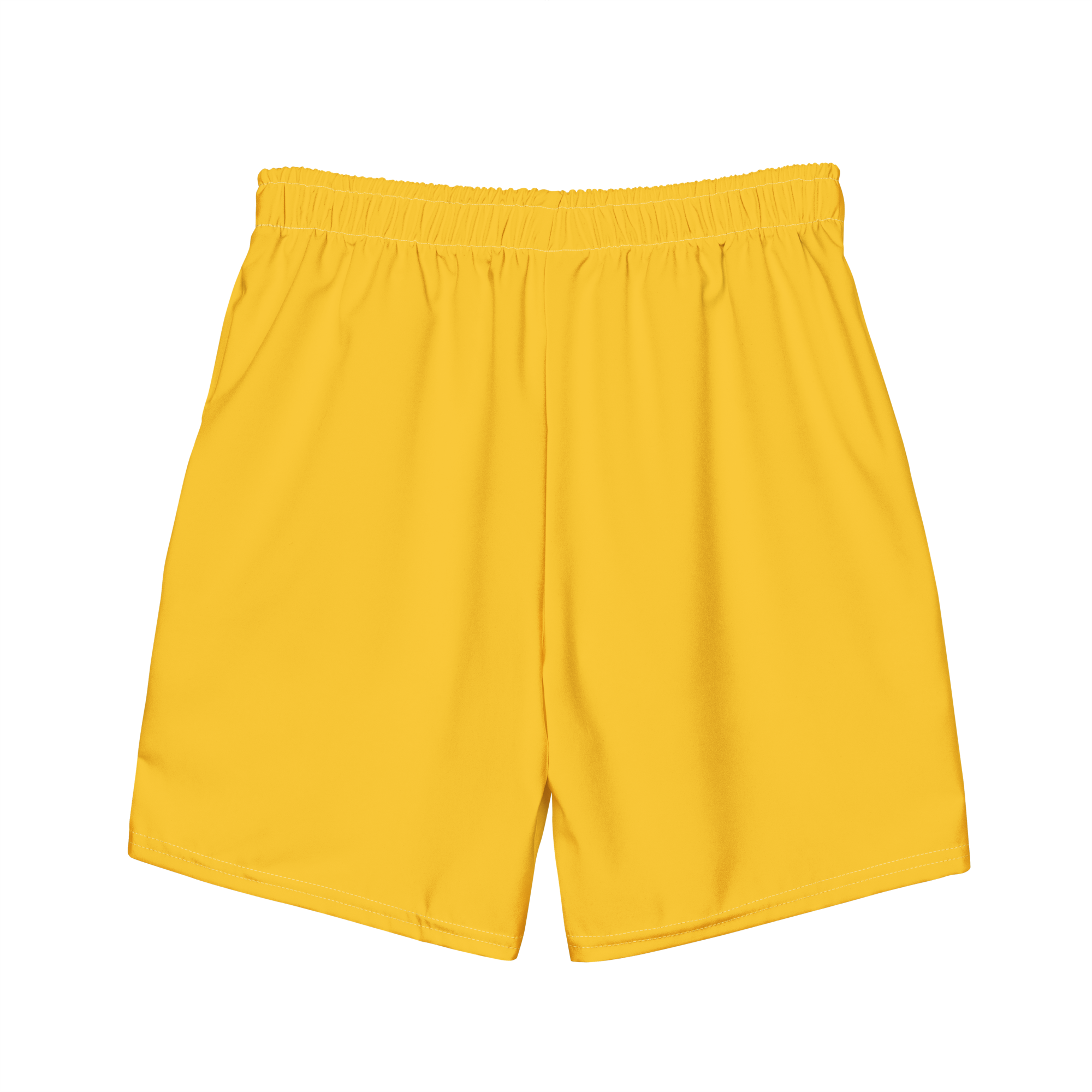 Jail House Board Shorts - Greg Noll Style Vintage Swim Trunks | Evoke Apparel - yellow - back