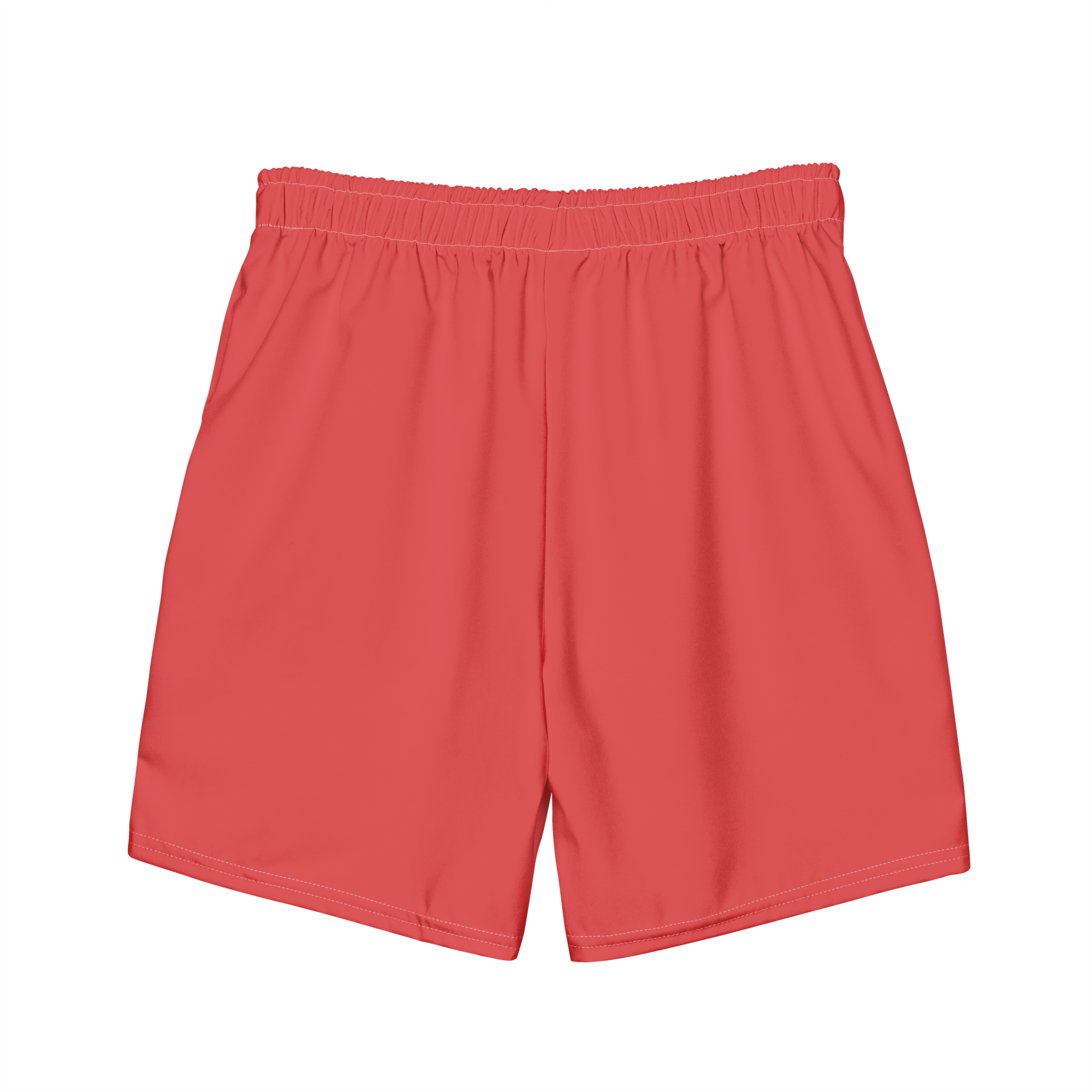 Jail Hose Board Shorts - Greg Noll Style Vintage Swim Trunks | Evoke Apparel - red - back