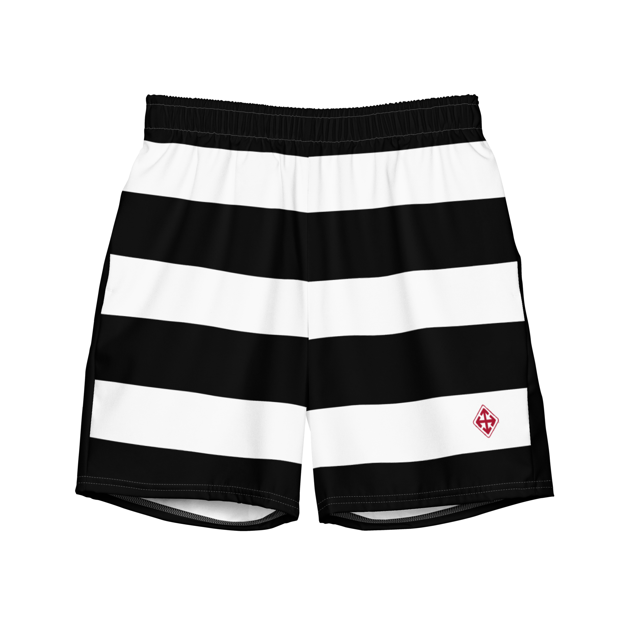 Jail House Board Shorts - Greg Noll Style Vintage Swim Trunks | Evoke Apparel - black