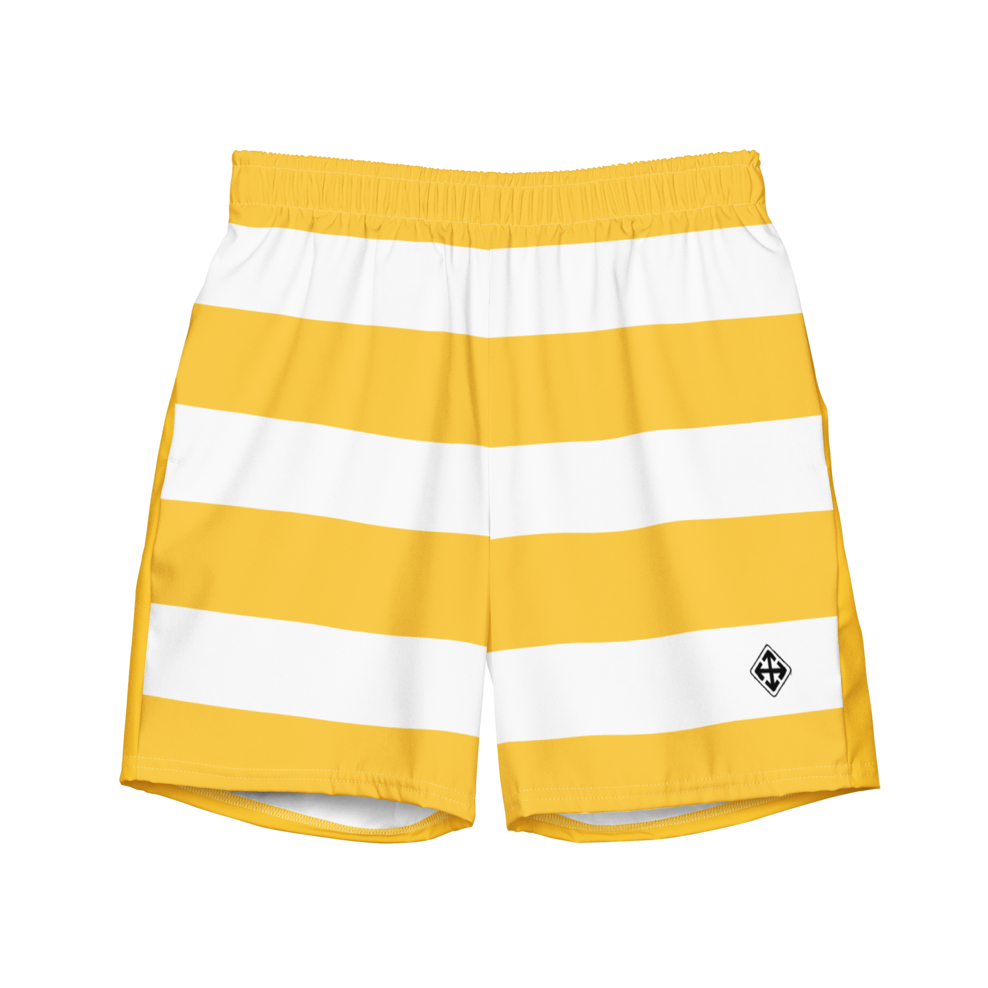 Jail House Board Shorts - Greg Noll Style Vintage Swim Trunks | Evoke Apparel - yellow