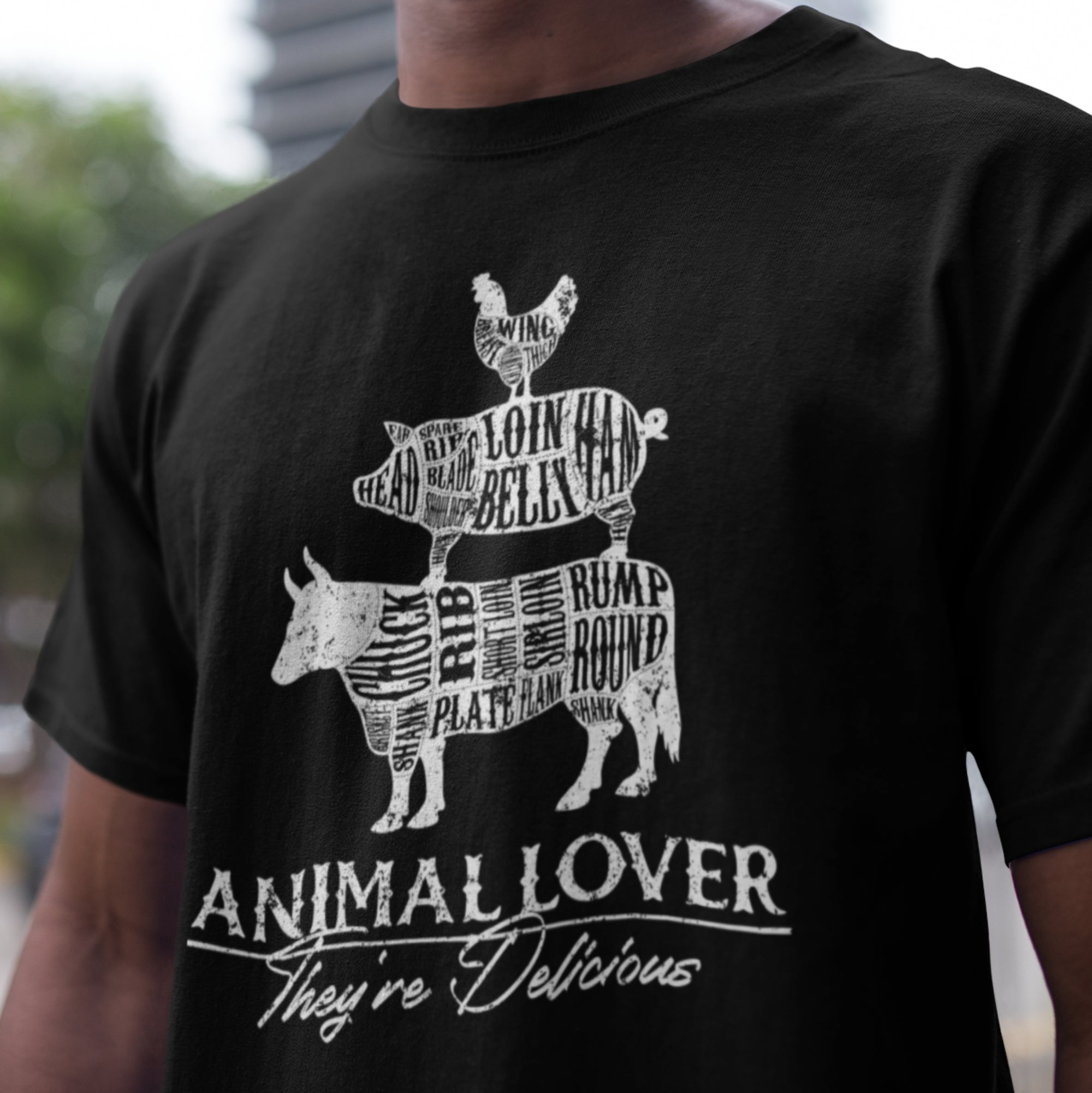 Animal Lover, They're Delicious Tee