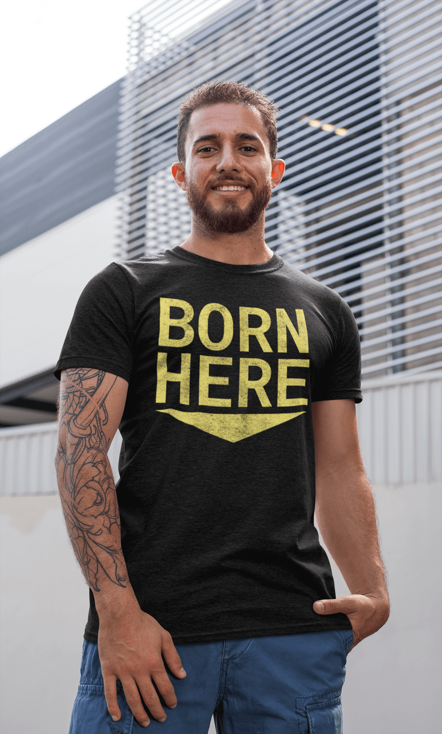 Born Here Tee | Evoke Apparel