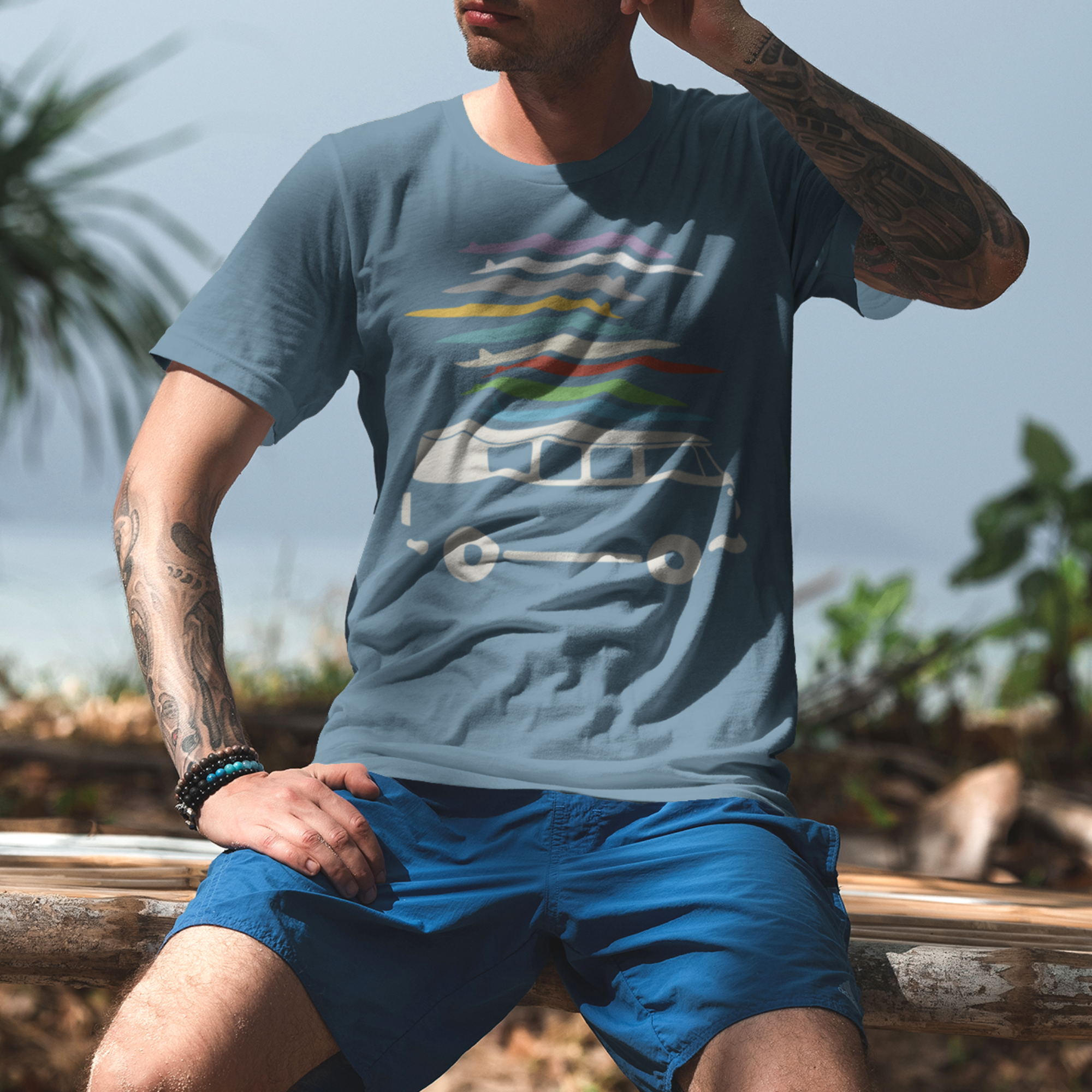 Bus and Boards Surf T-shirt