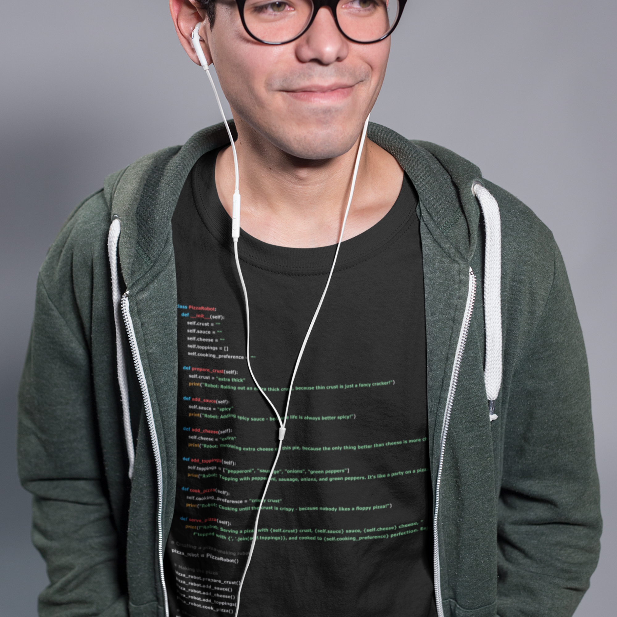 Code and Pizza T-shirt