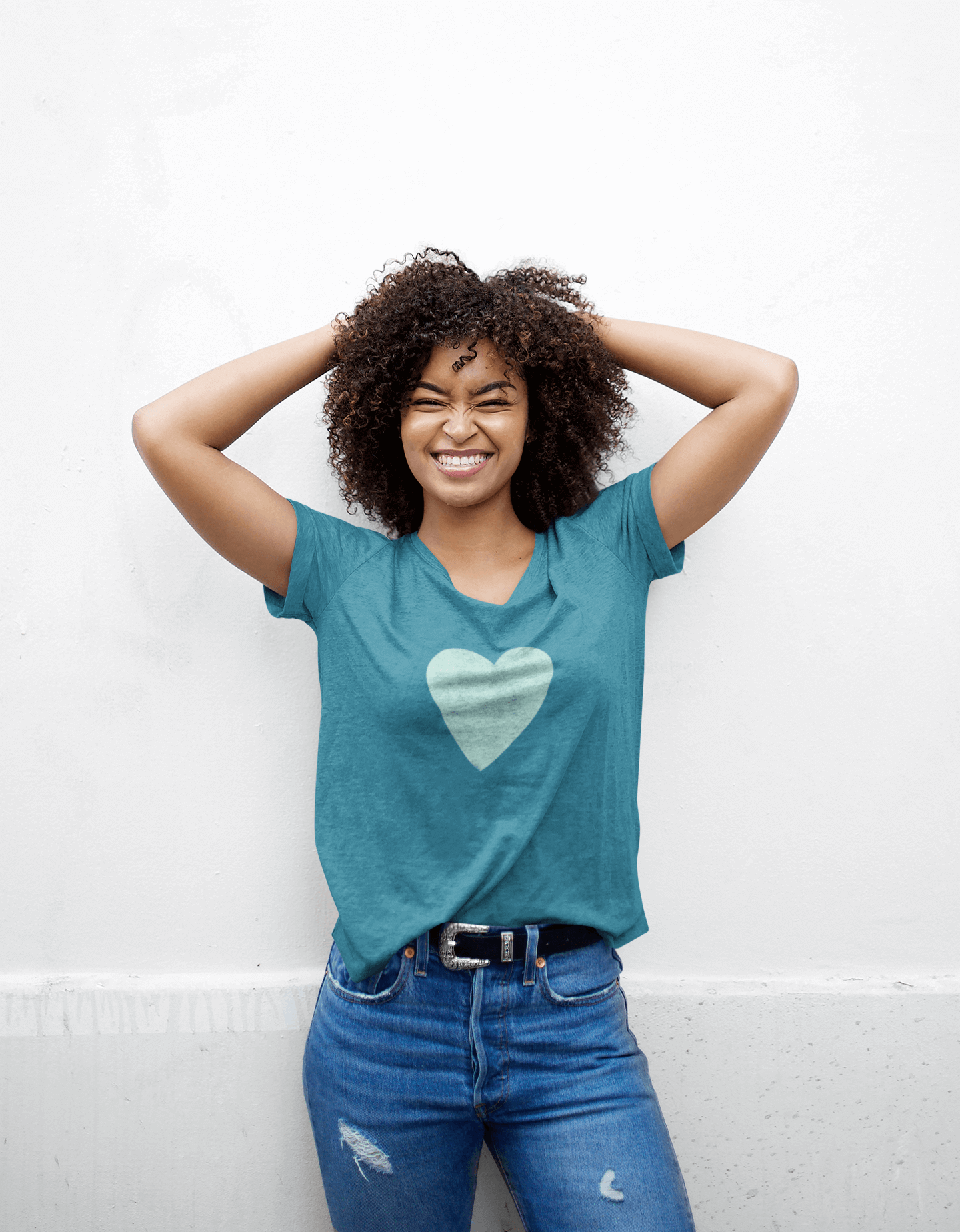The Heart Womens Fashion T-shirt