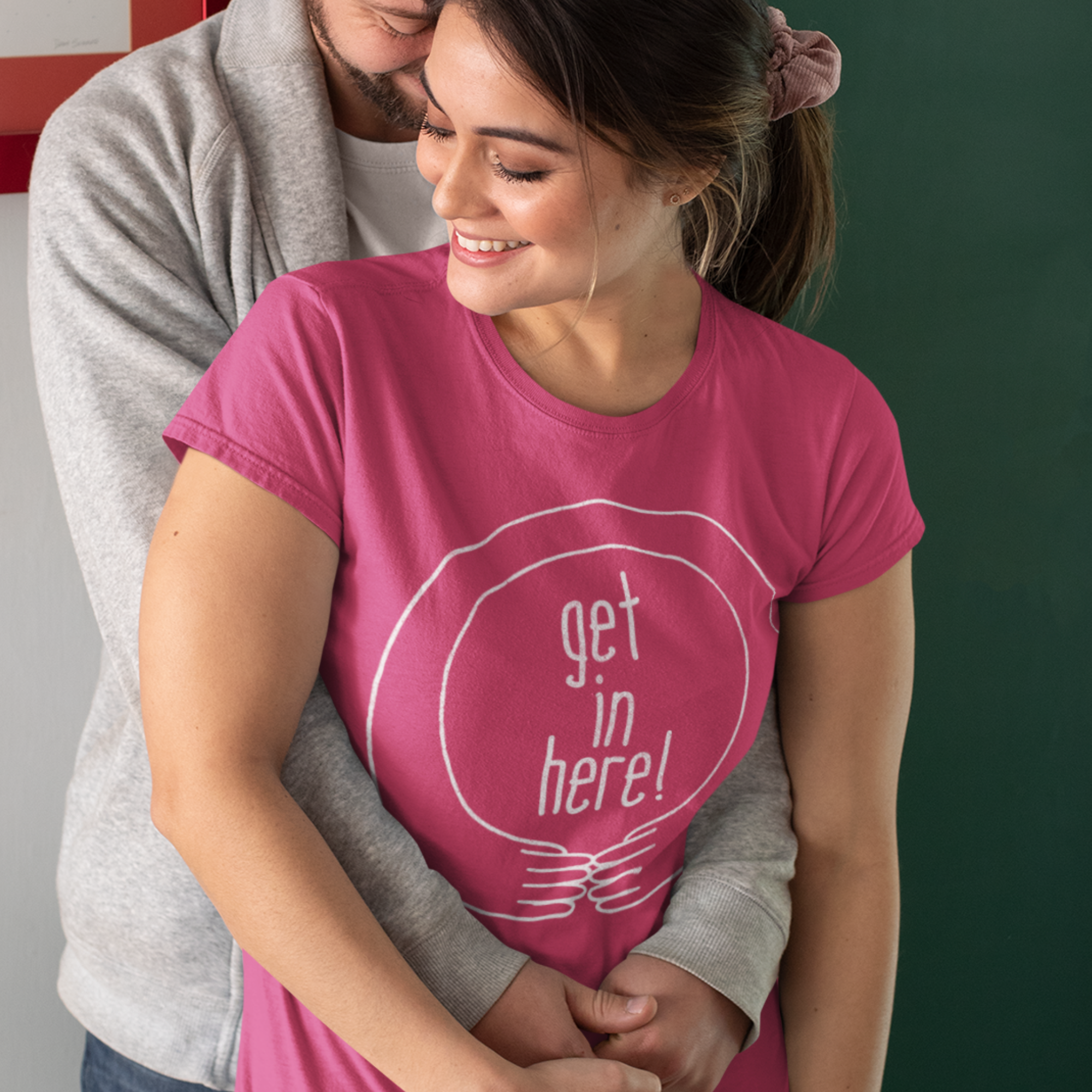 Get In Here Hug Tee | Evoke Apparel