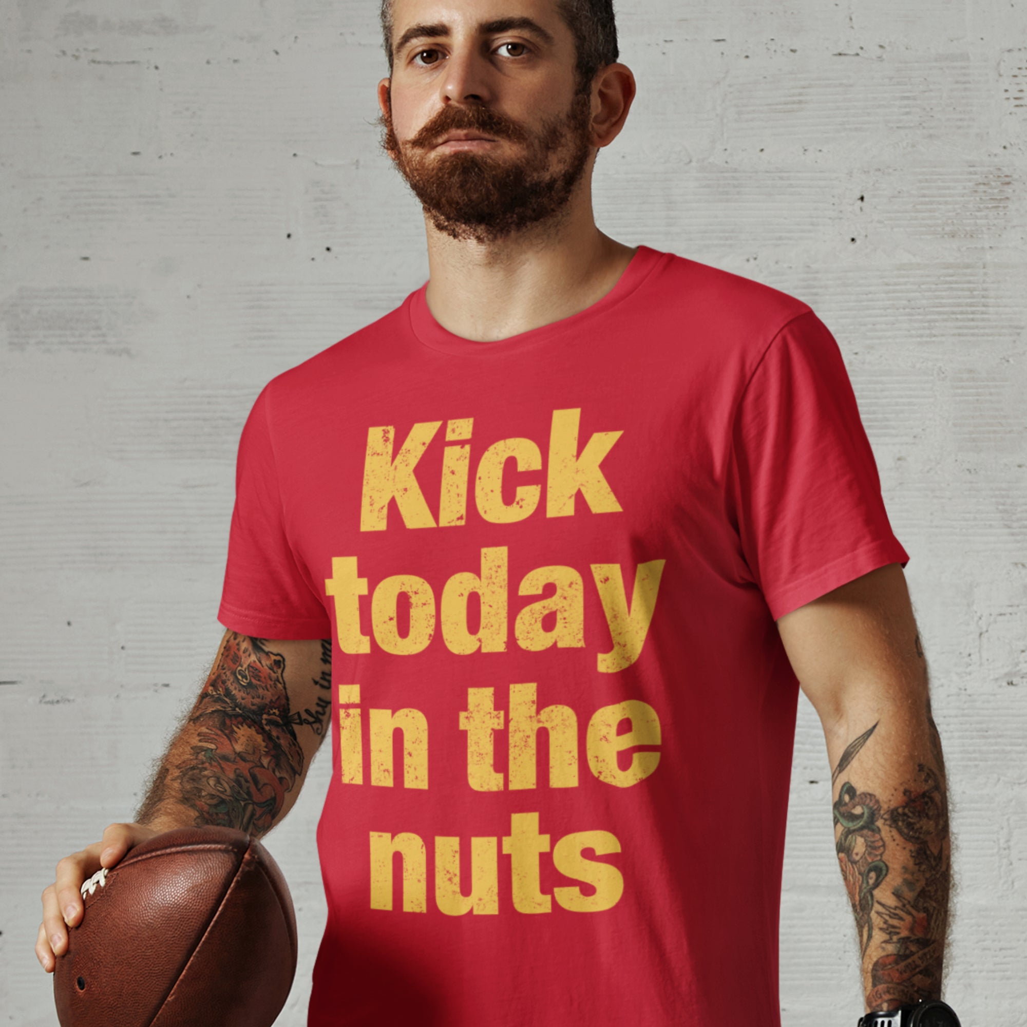 Kick Today in the Nuts Tee