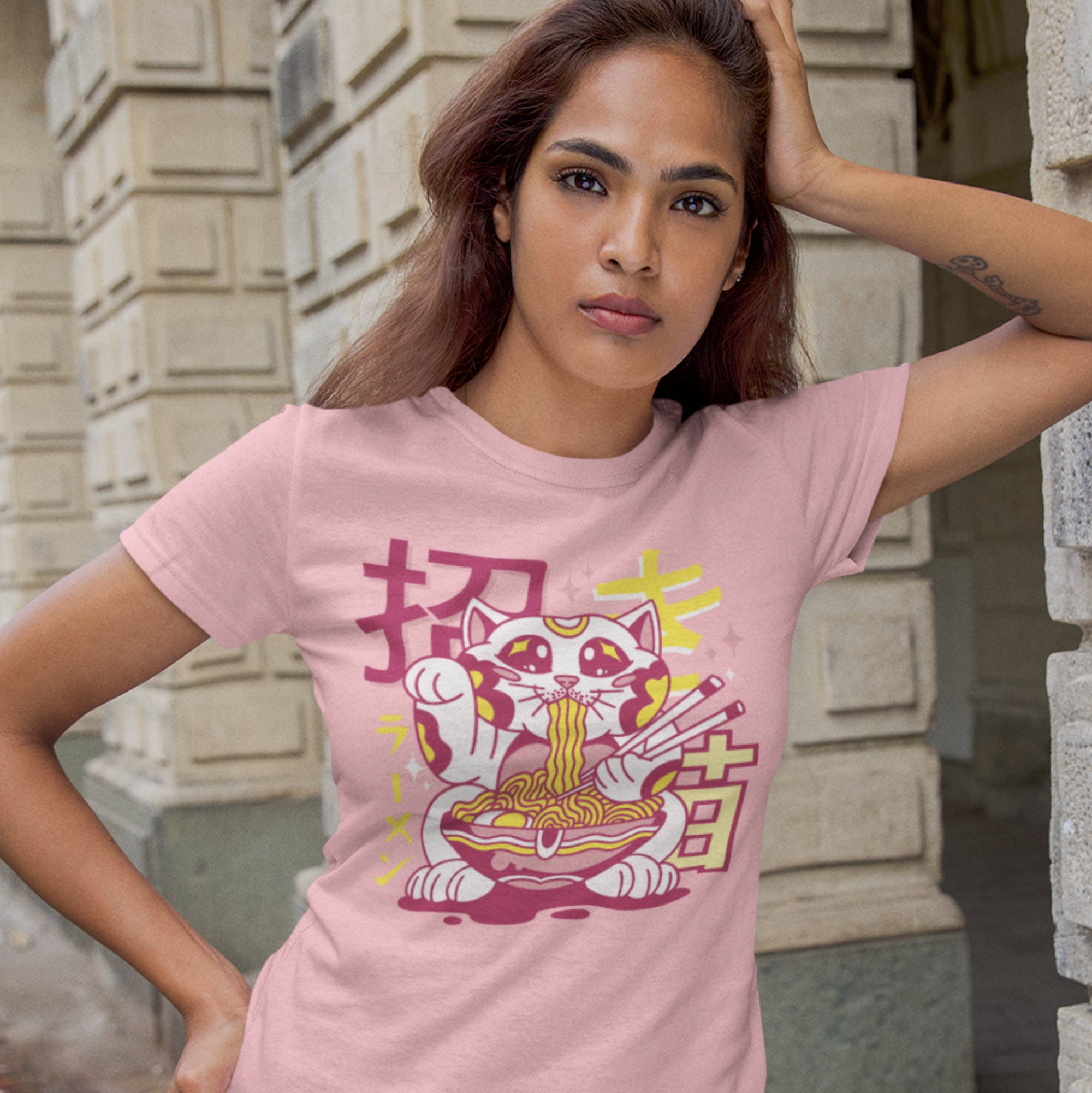 Maneki Neko Ramen Women's T-shirt