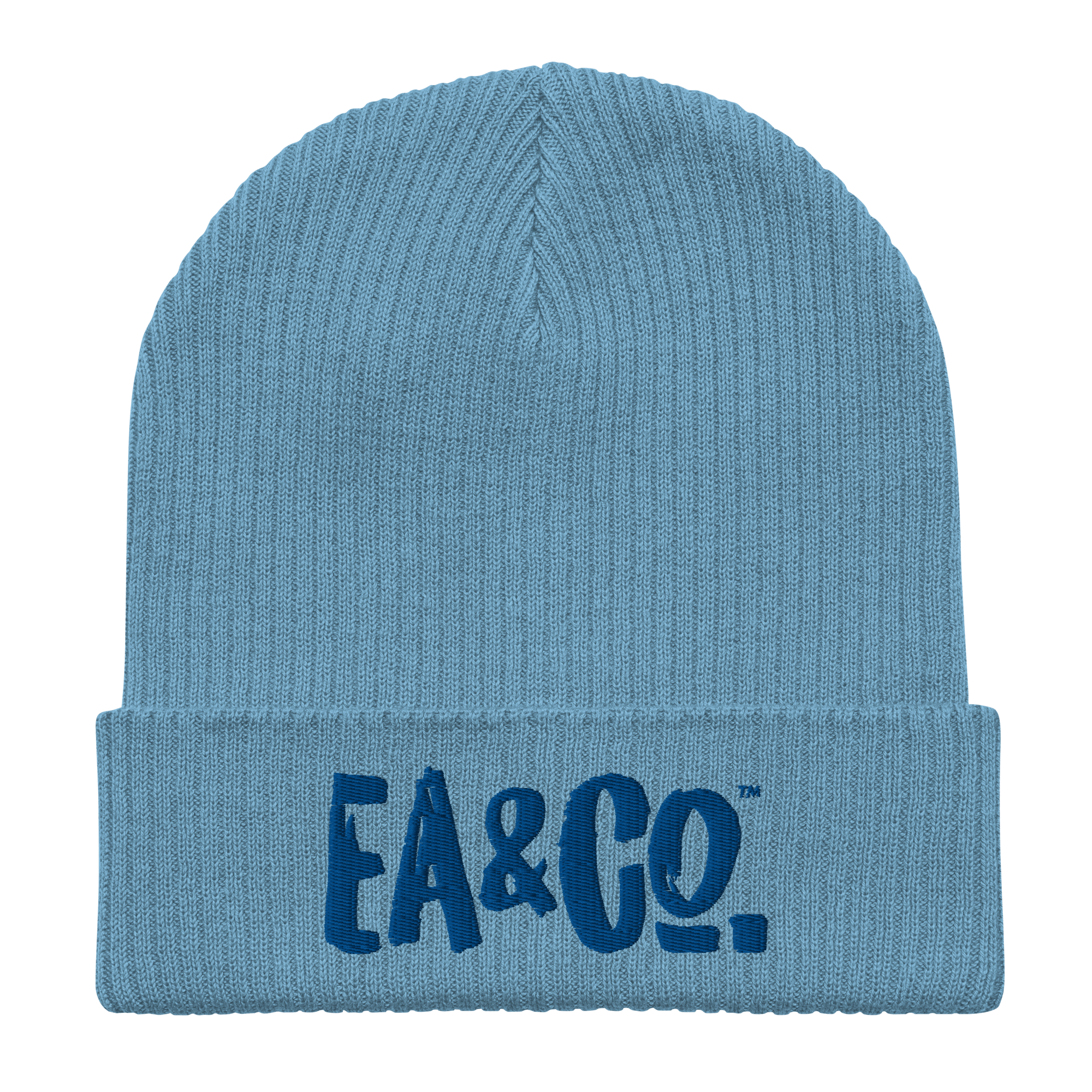 Evoke Apparel & Co. Unisex Organic Ribbed Beanie