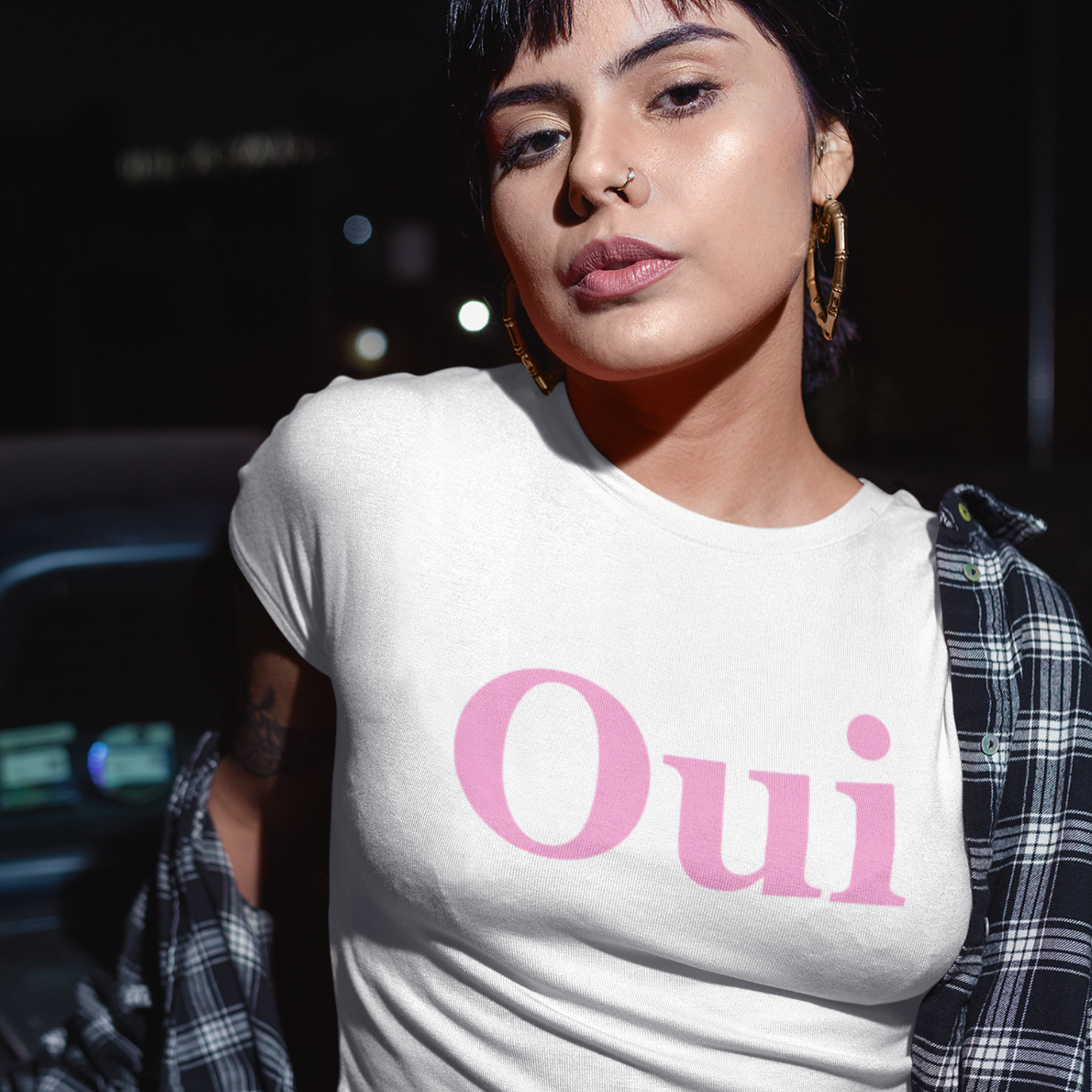 Oui Crop Top Tee | Evoke Apparel