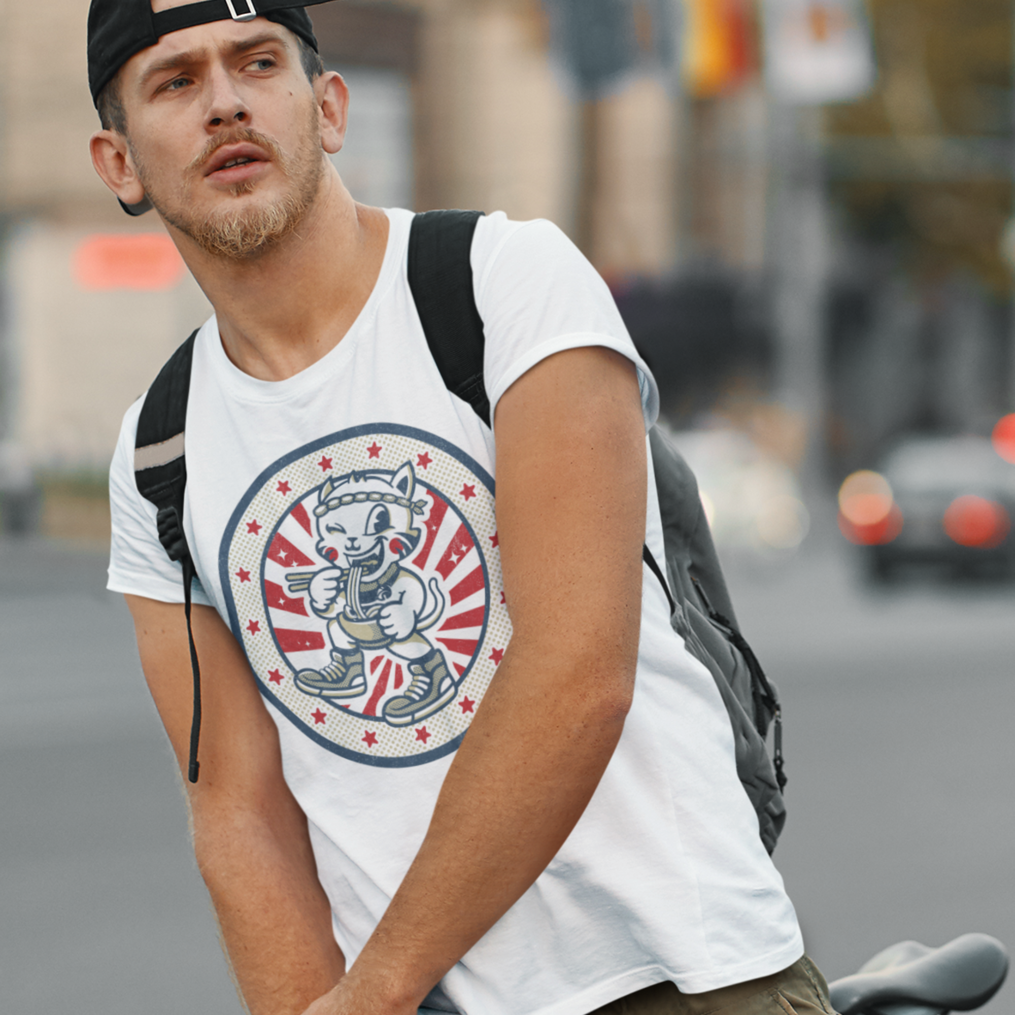 Ramen Kitty Anime T-shirt