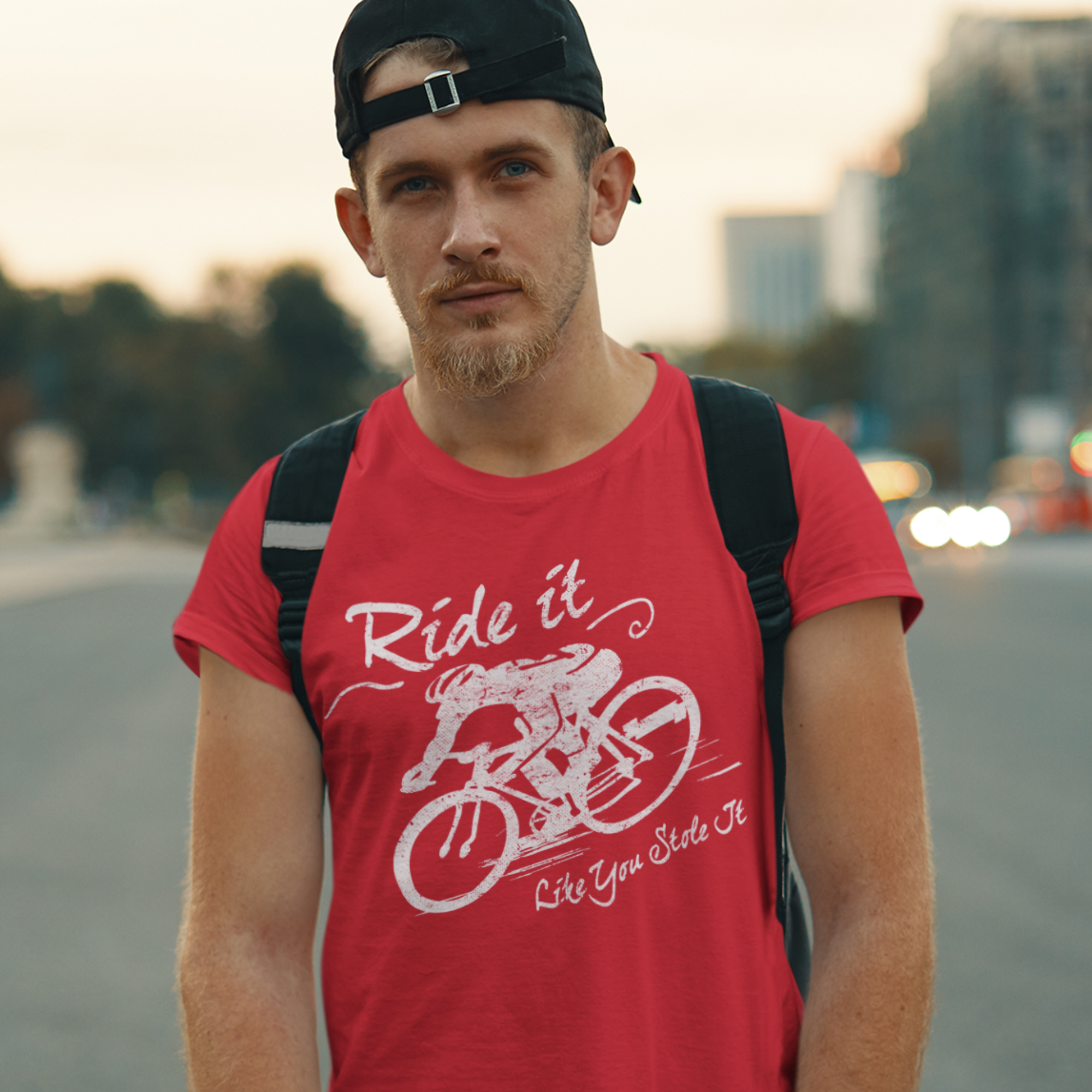 Ride it Like You Stole it Cycling Tee | Evoke Apparel