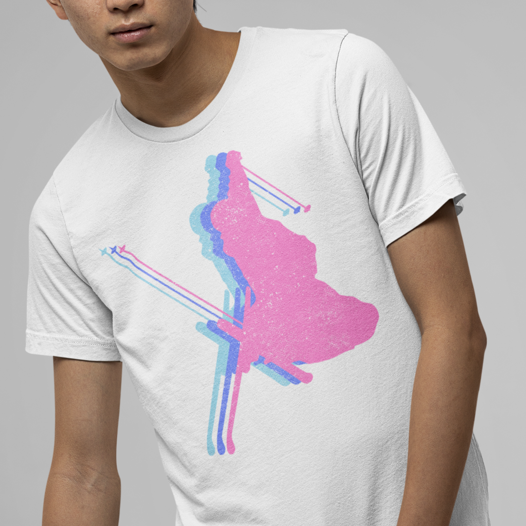 80's Extreme Skier X Tee | Evoke Apparel