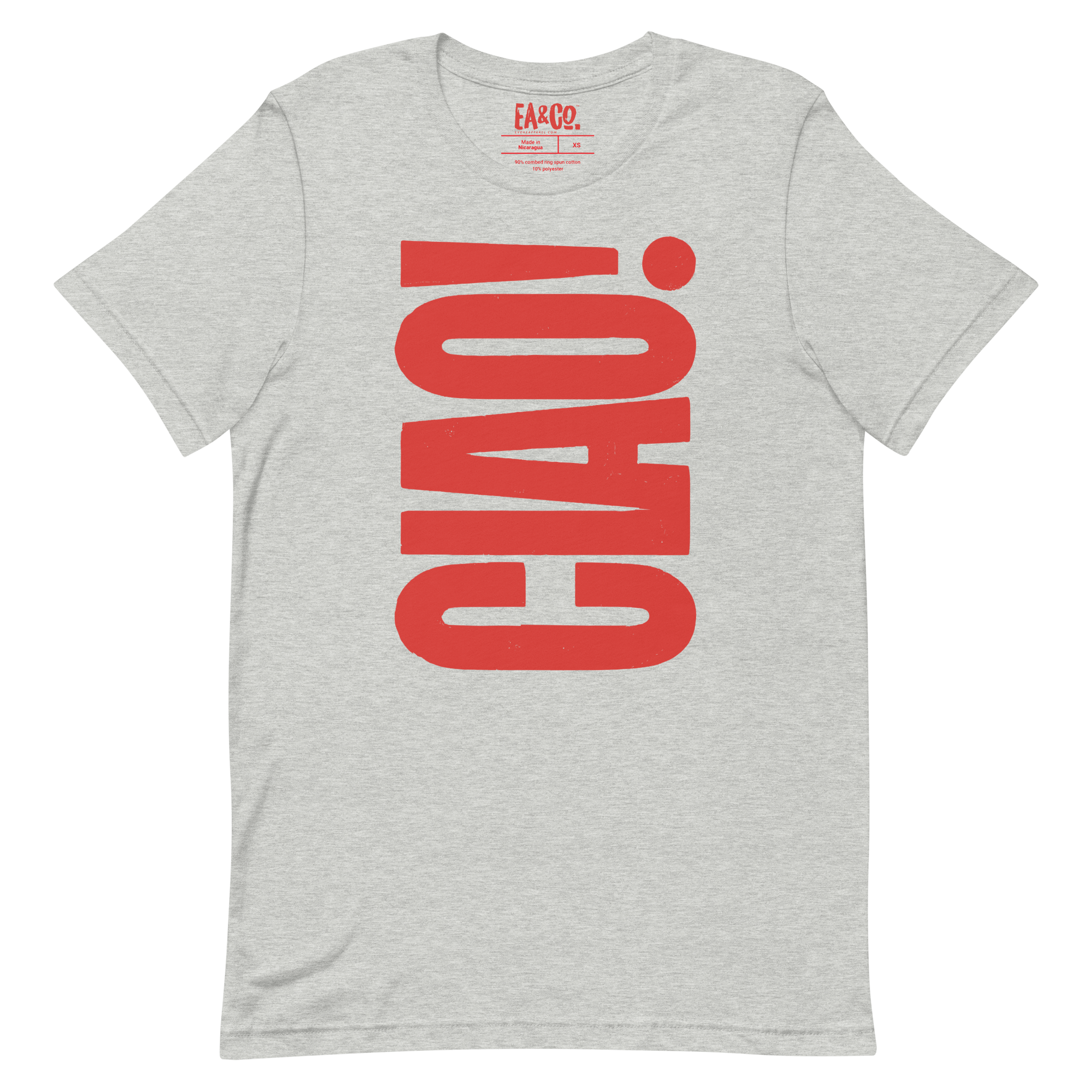 Ciao - Italian Big Bold Tee | Evoke Apparel