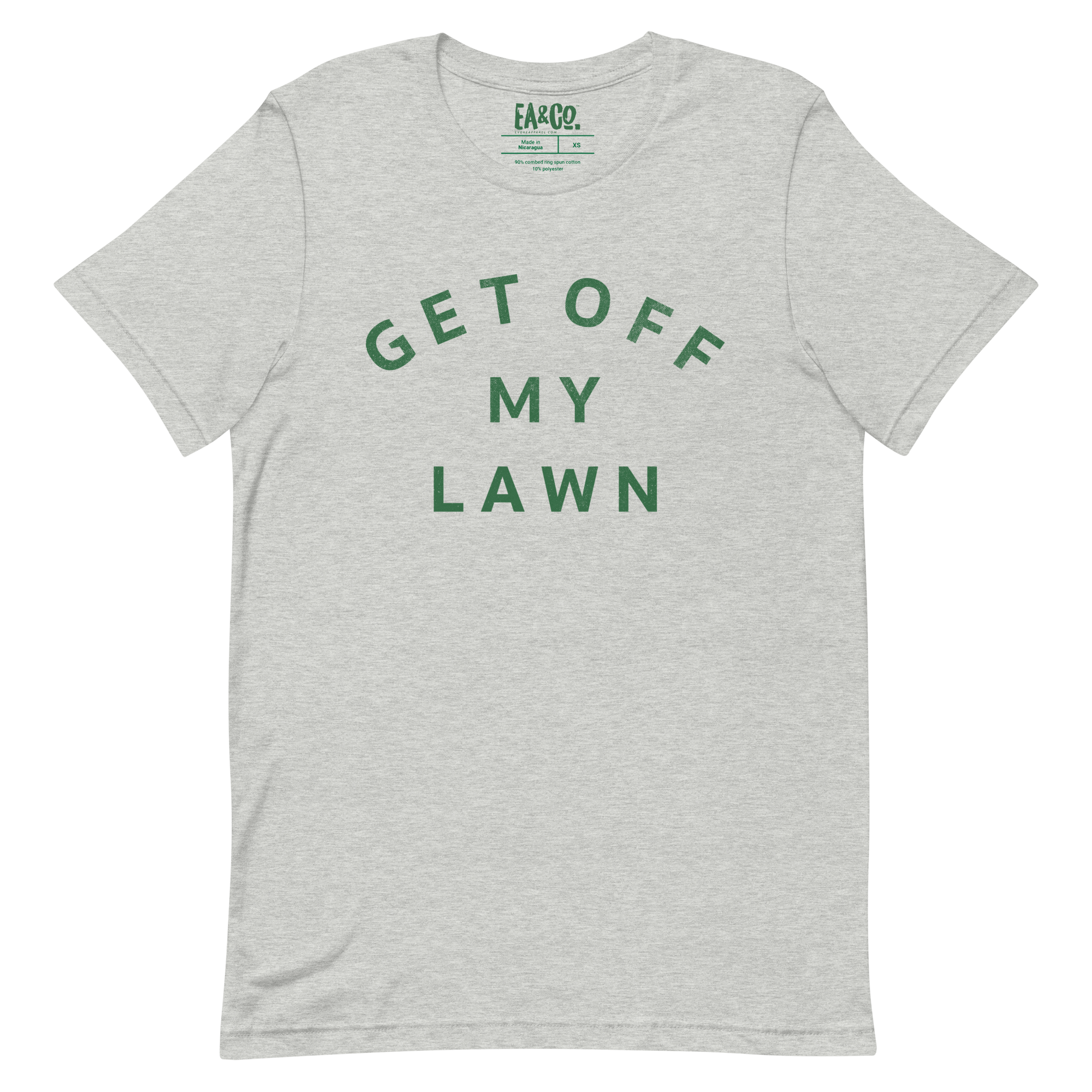 Get Off My Lawn Sarcastic Snarky Unisex Tee | Evoke Apparel