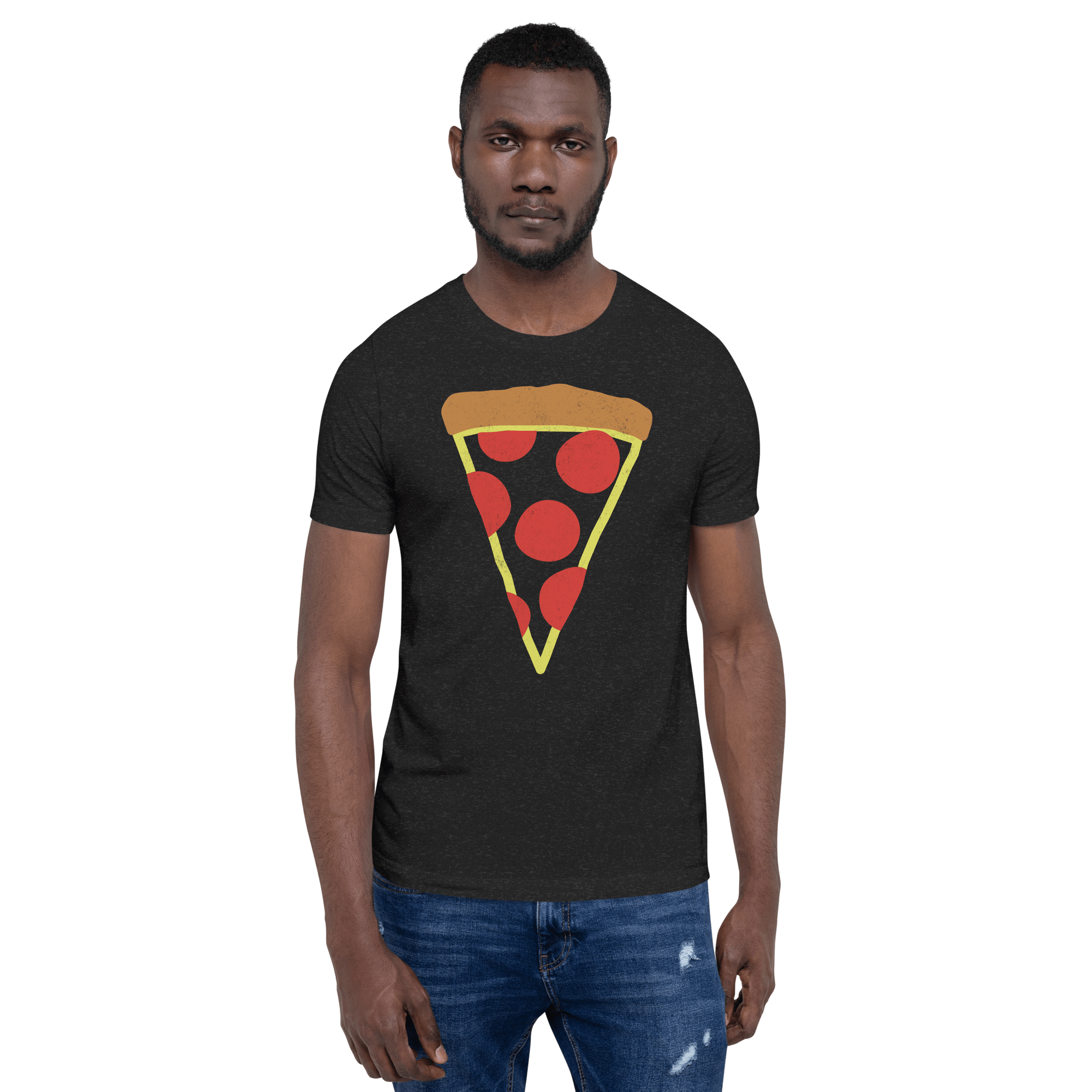 Pizza Slice Tee - Funny Foodie Graphic T-shirt | Evoke Apparel - front