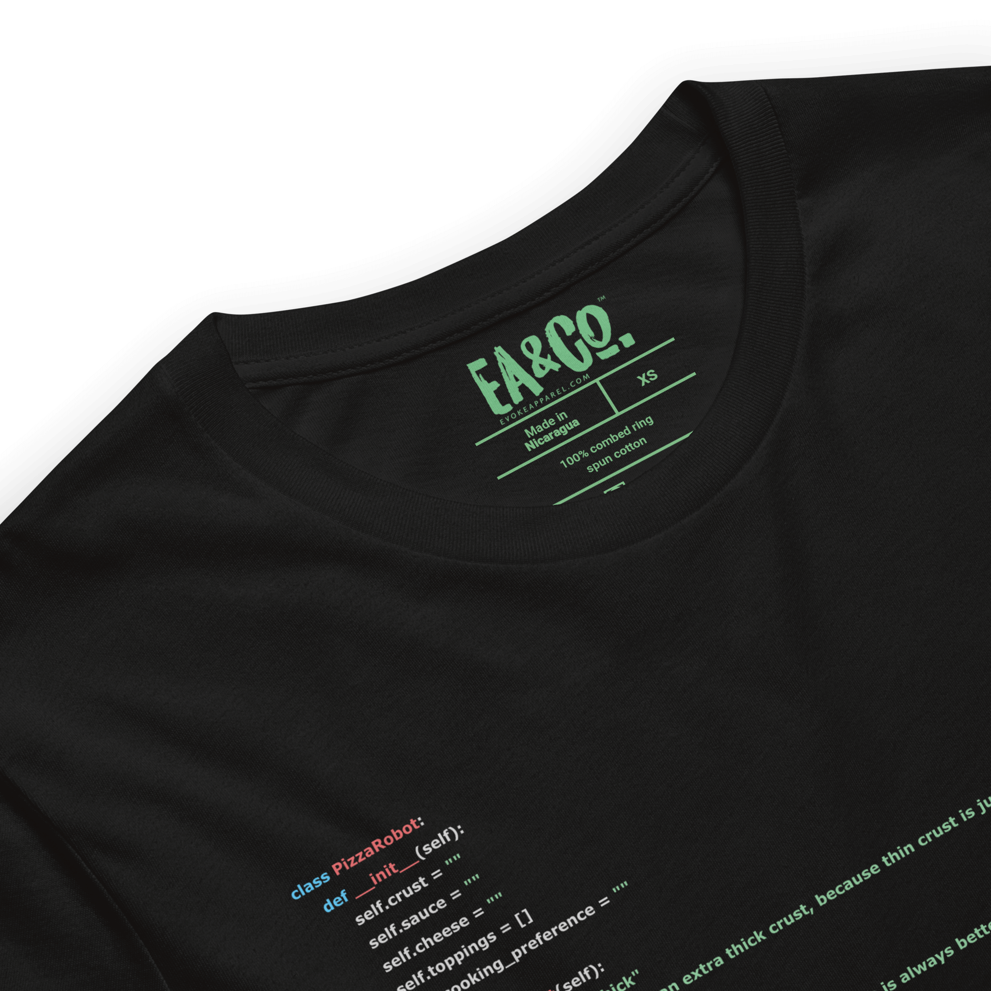 Code and Pizza T-shirt