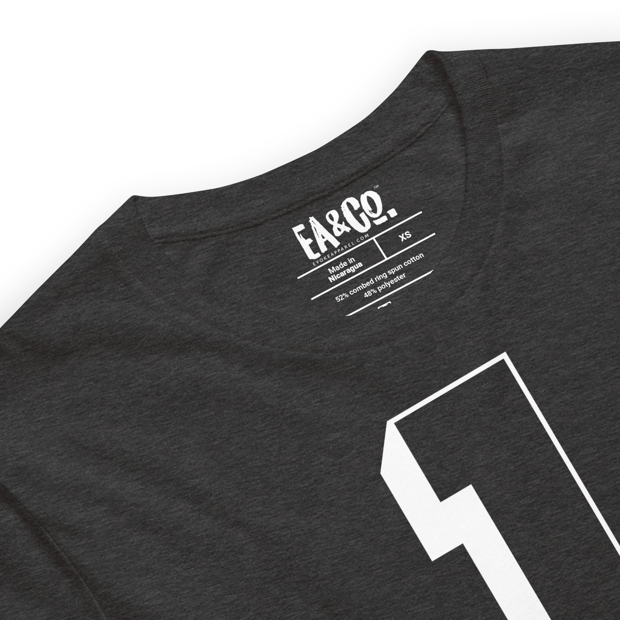 1 More Tee - Workout Graphic T-shirt | Evoke Apparel - necktag