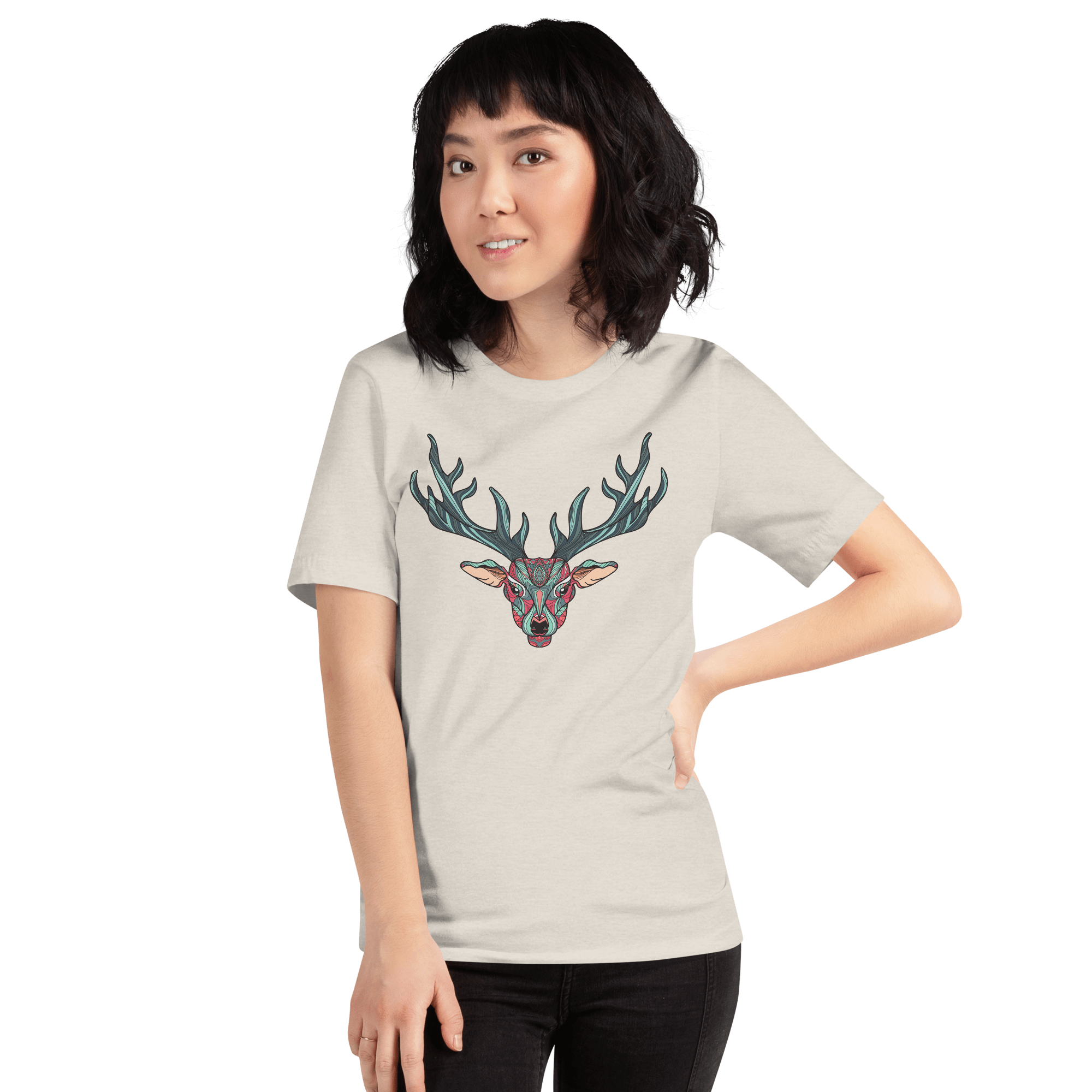 Illustrated Deer Tee | Evoke Apparel