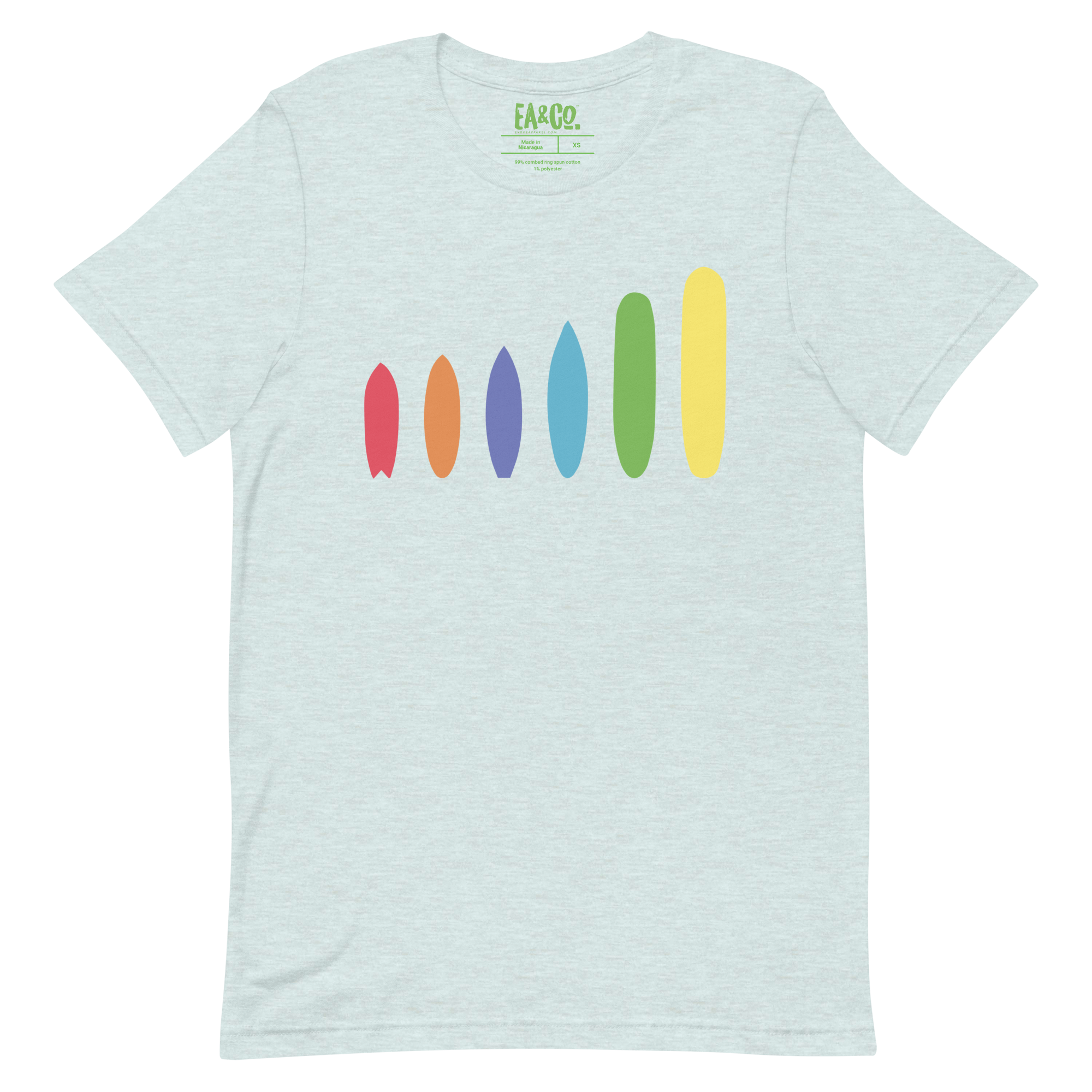 Rainbow Surfboards Summer Tee | Evoke Apparel