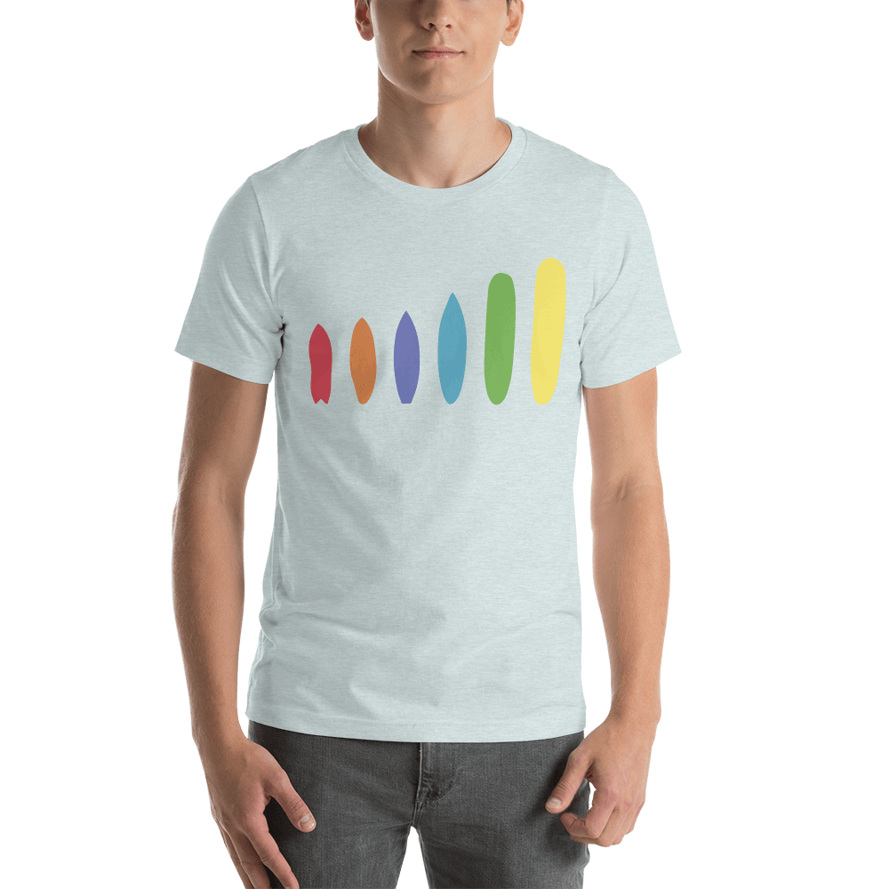 Rainbow Surfboards Summer Tee | Evoke Apparel