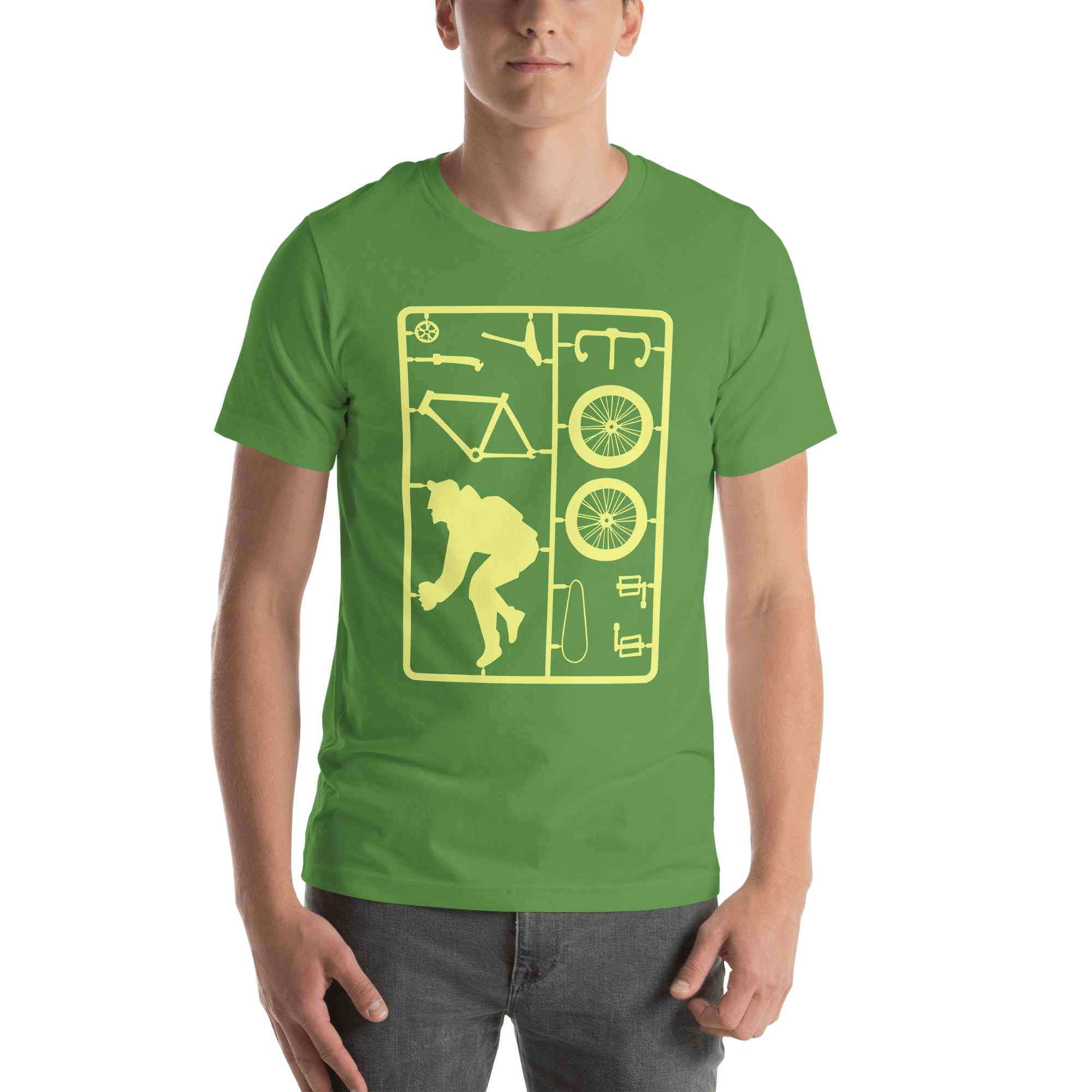 Bicycle Parts tee - Funny Graphic T-shirt | Evoke Apparel - front