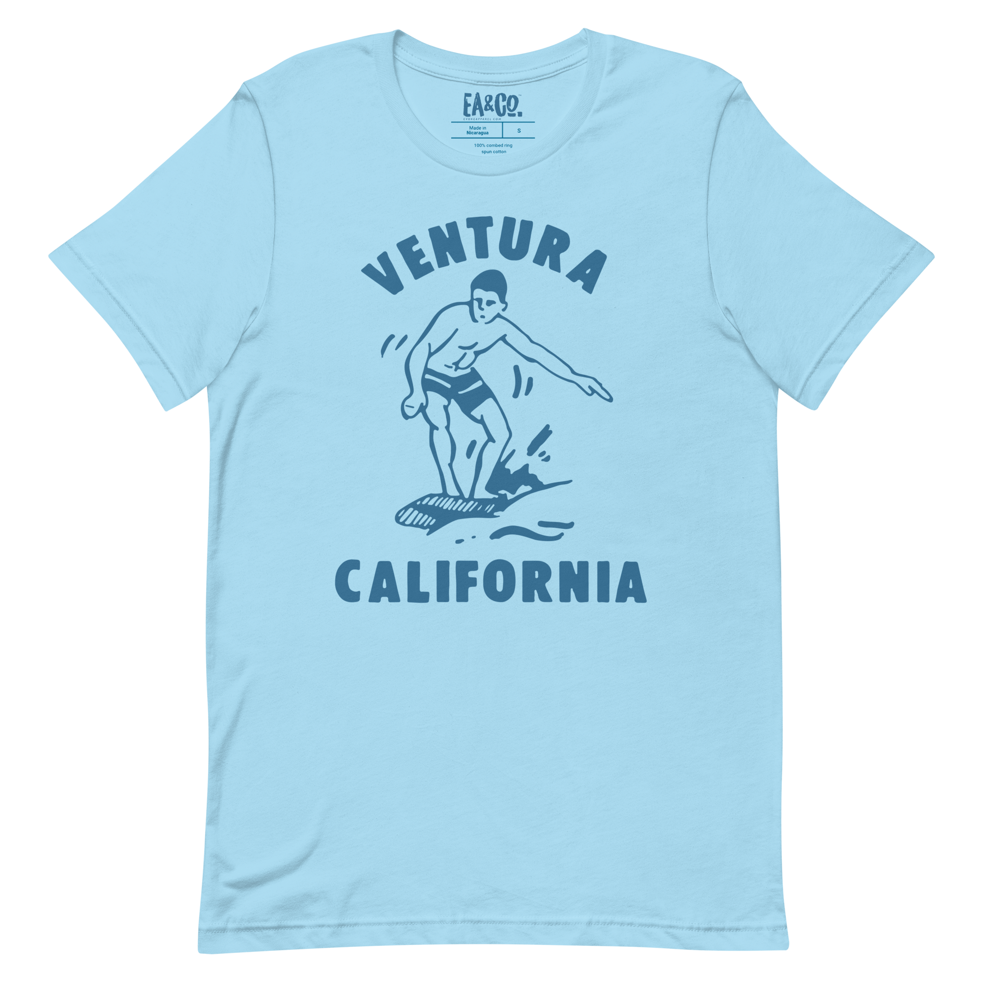 Surf Ventura California Retro Tee | Evoke Apparel