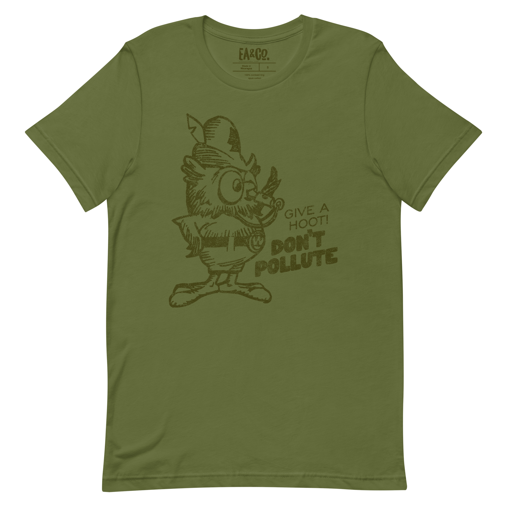 Woodsy Owl Retro Give a Hoot T-shirt