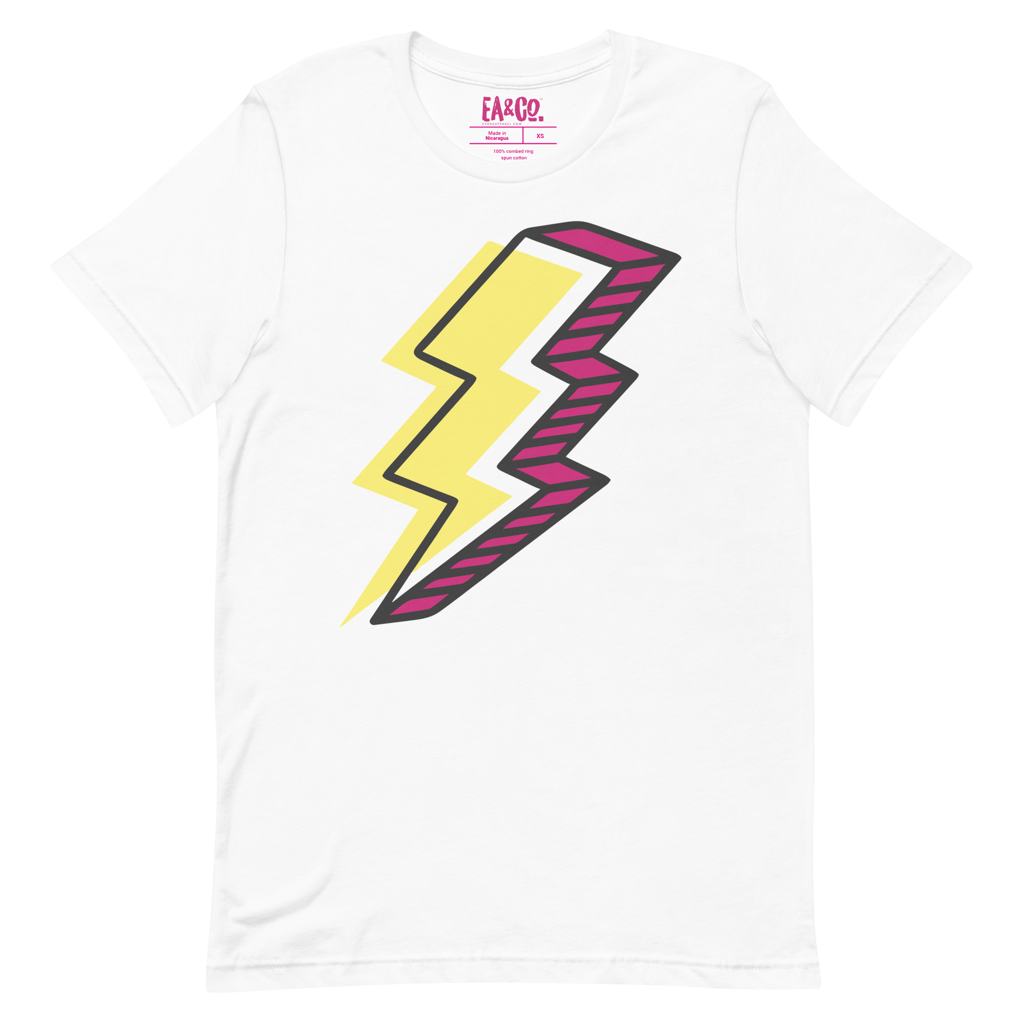 80's Lighting Bolt Retro Tee