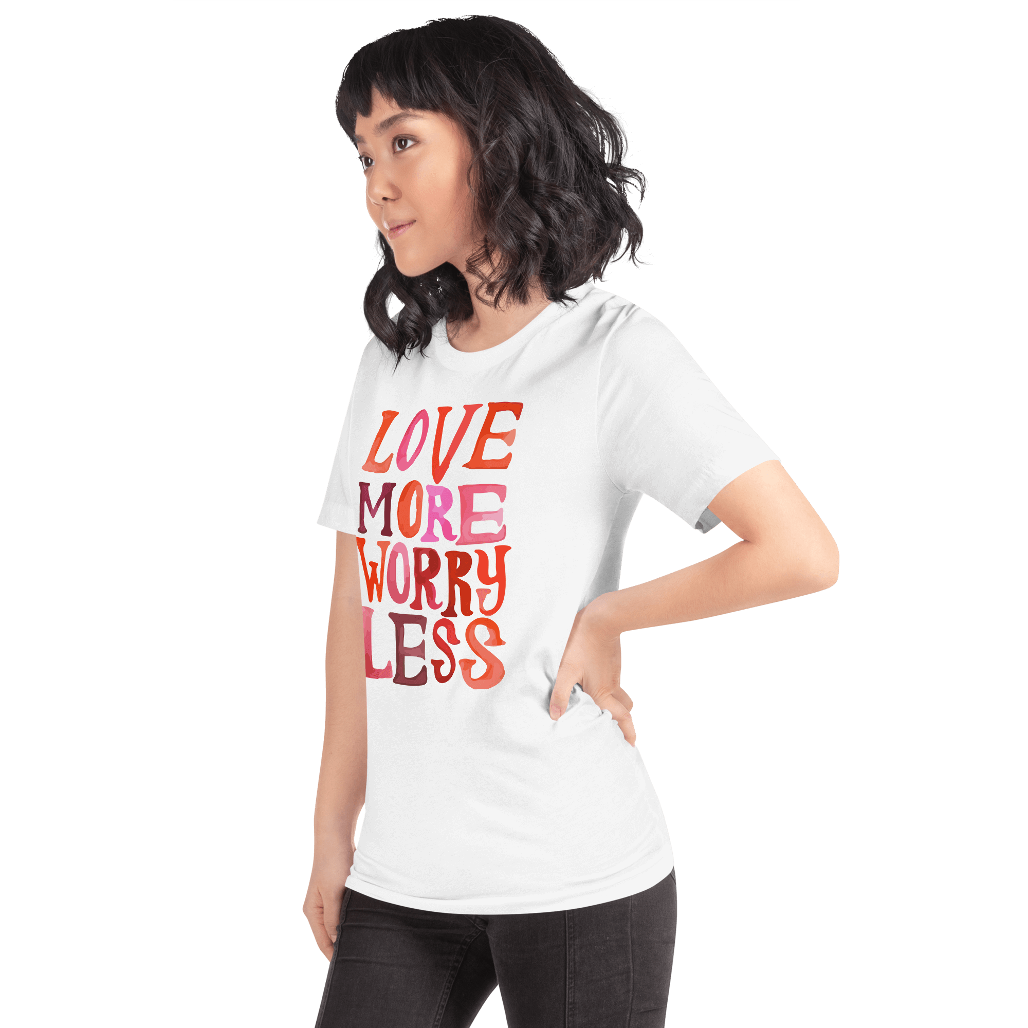 Love More Worry Less Tee | Evoke Apparel