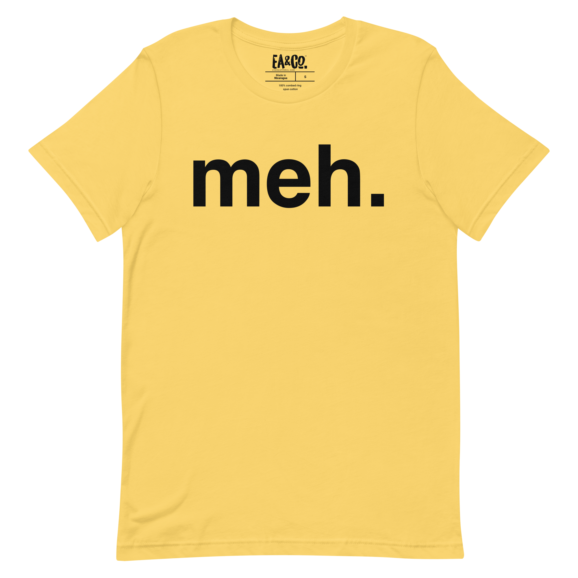 Meh - Funny Sarcastic Tee | Evoke apparel