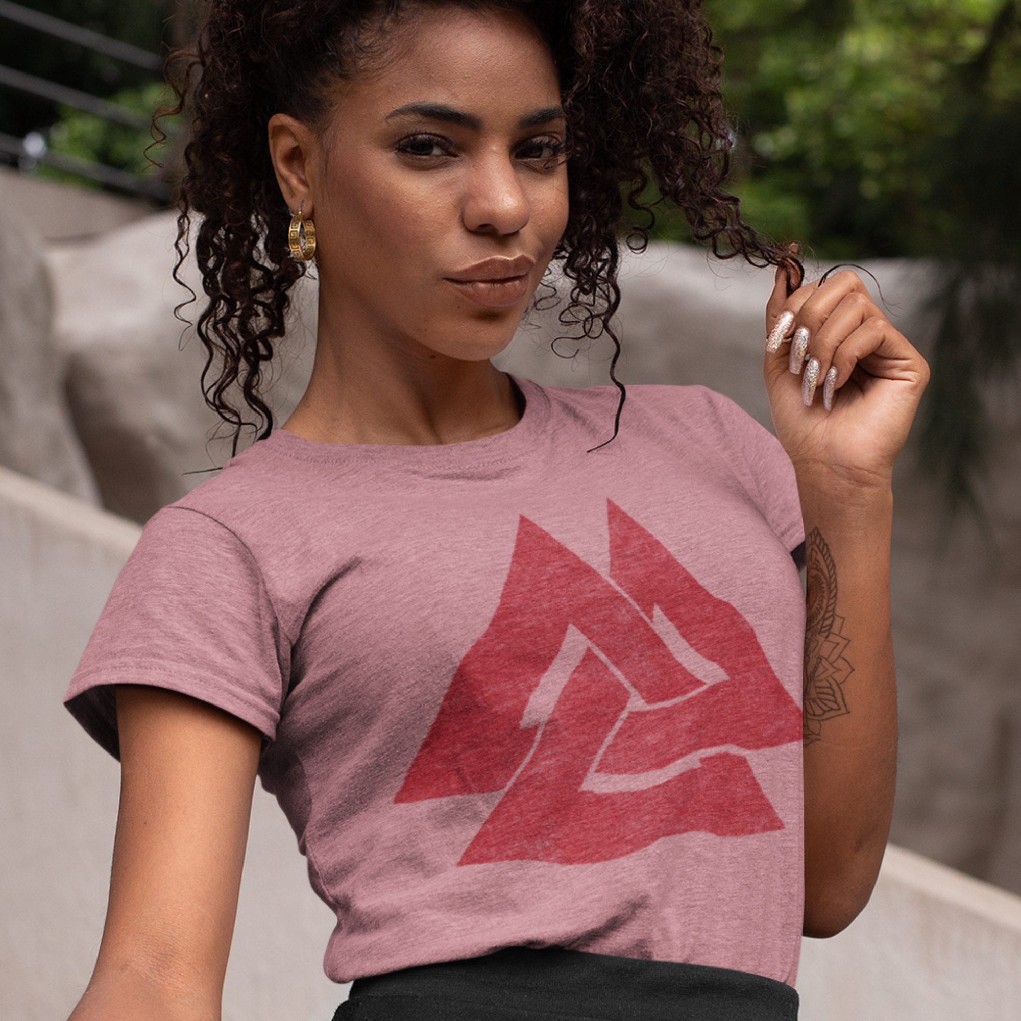 Valknut Triangle Design Tee | Evoke Apparel