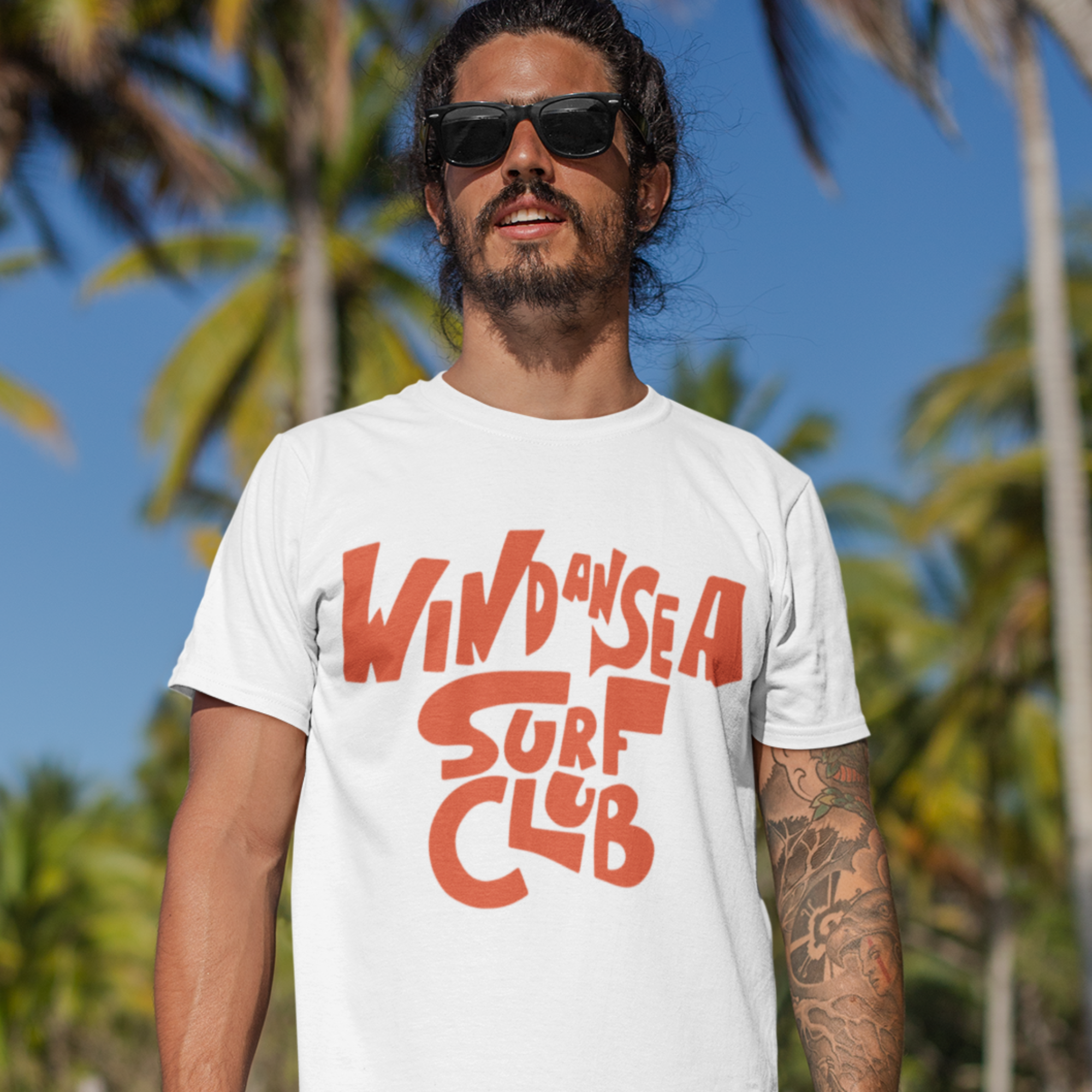 Wind An Sea Surf Club Retro Tee | Evoke Apparel