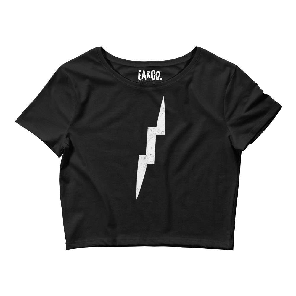 Lighting Bolt Women’s Crop T-shirt