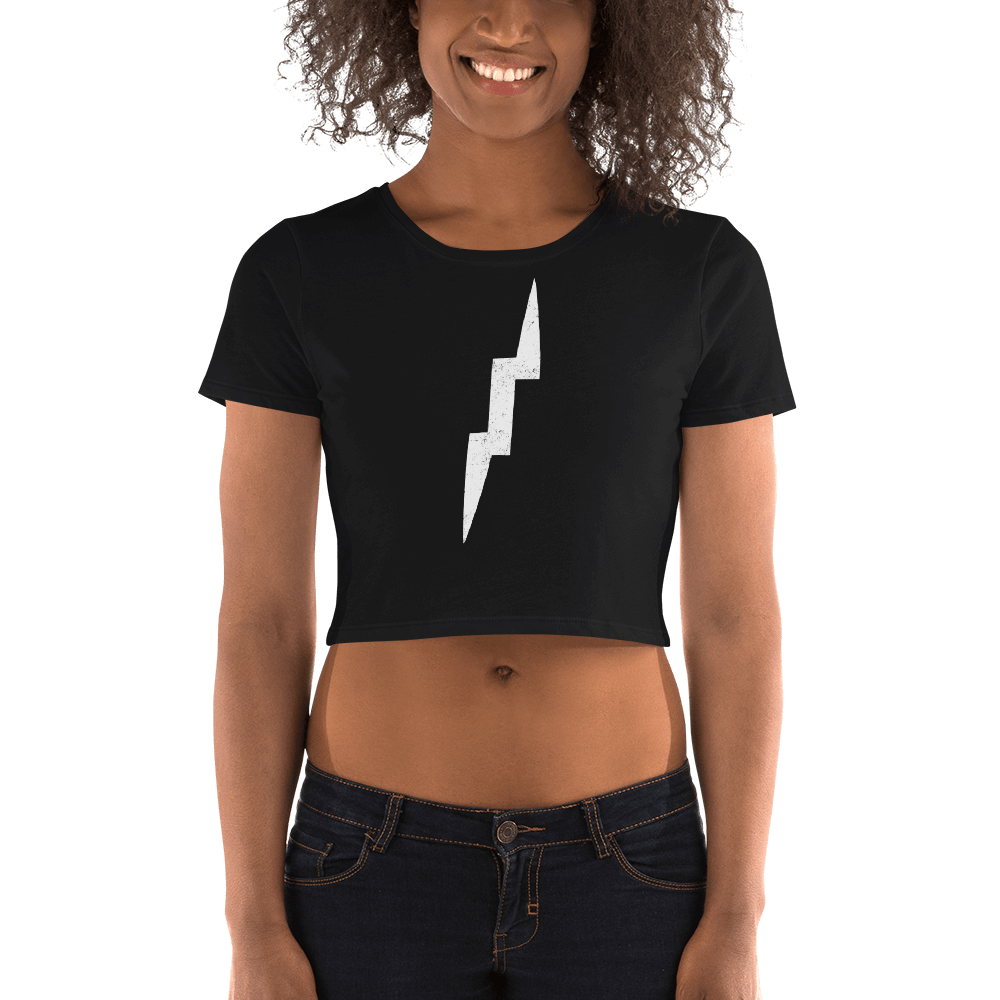 Lighting Bolt Women’s Crop T-shirt