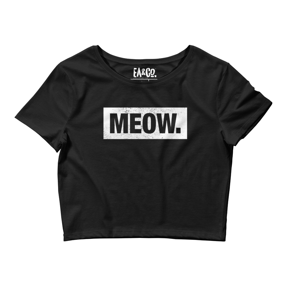 Meow Women’s Crop T-shirt