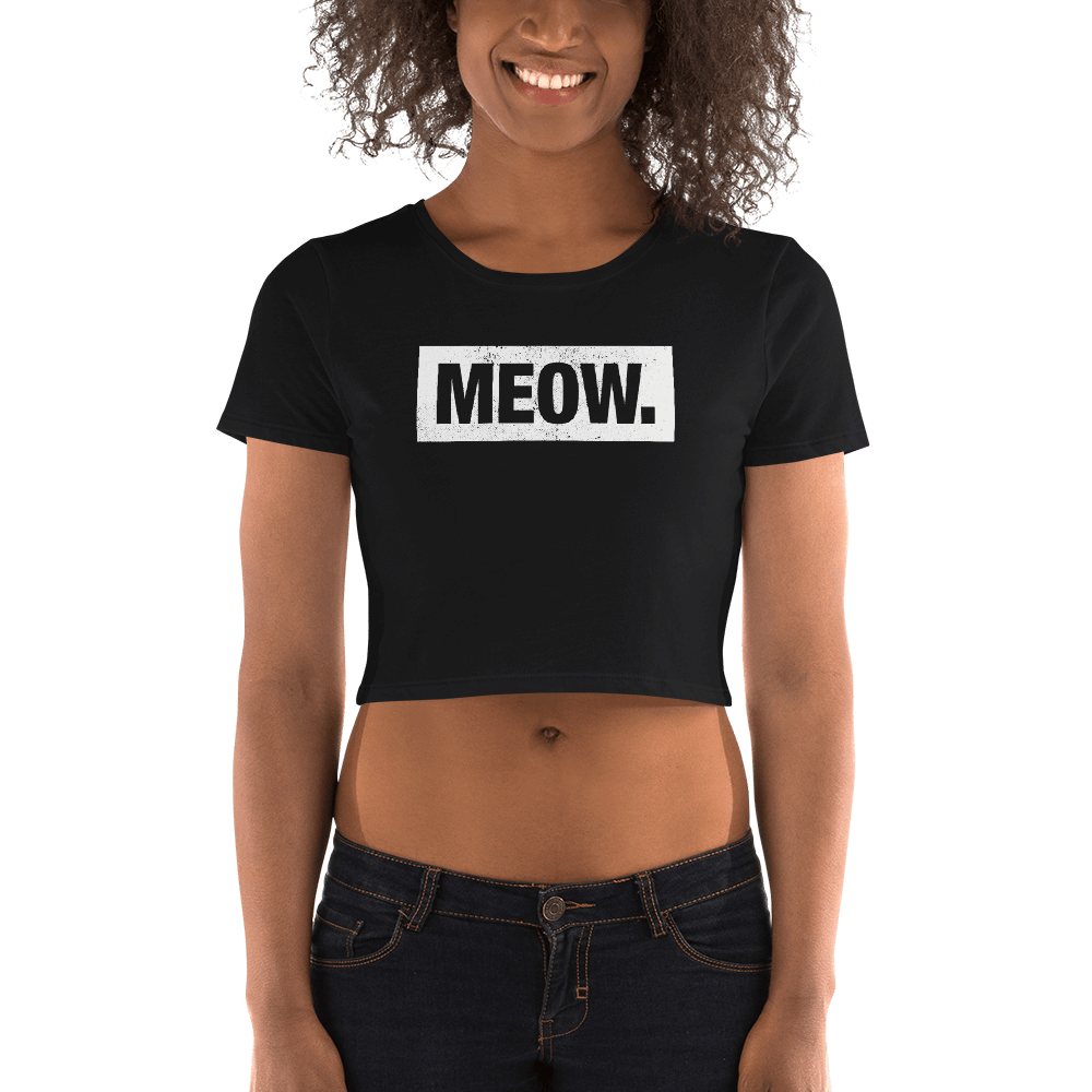 Meow Women’s Crop T-shirt