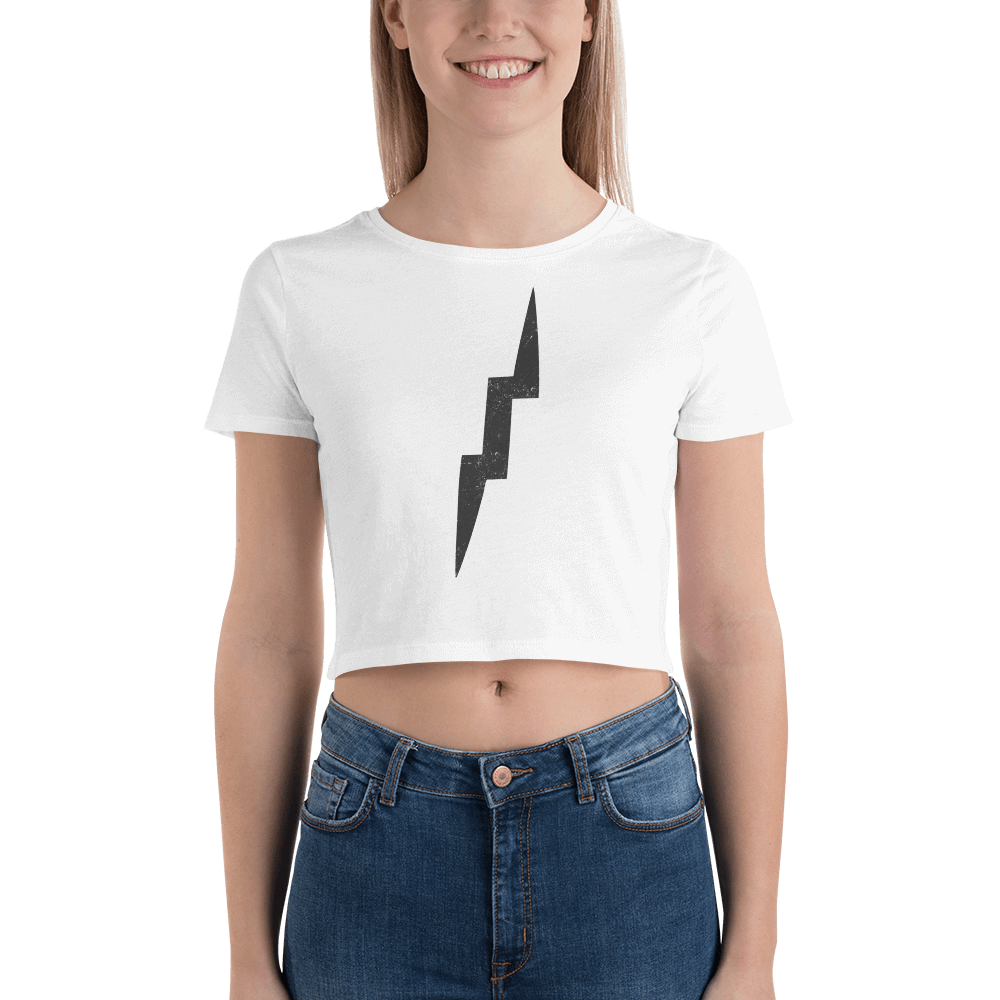 Lighting Bolt Women’s Crop T-shirt