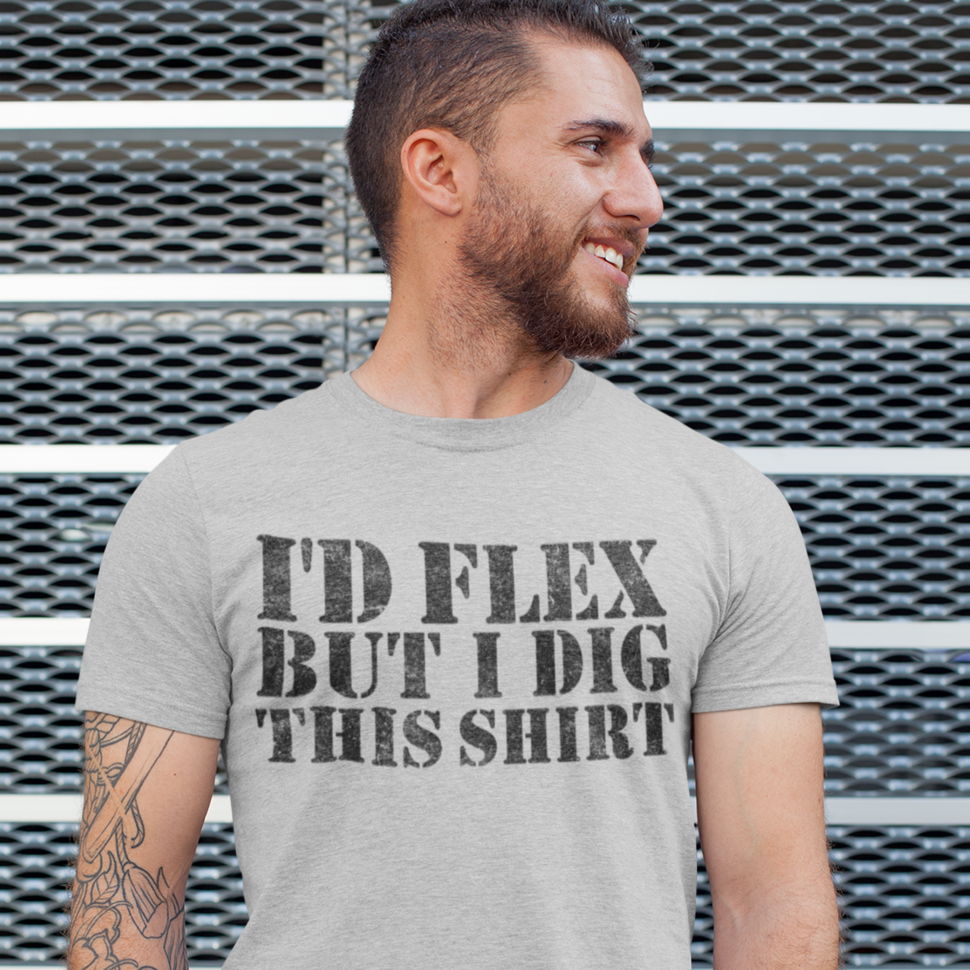 I'd Flex, But I Dig This Shirt Workout T-shirt
