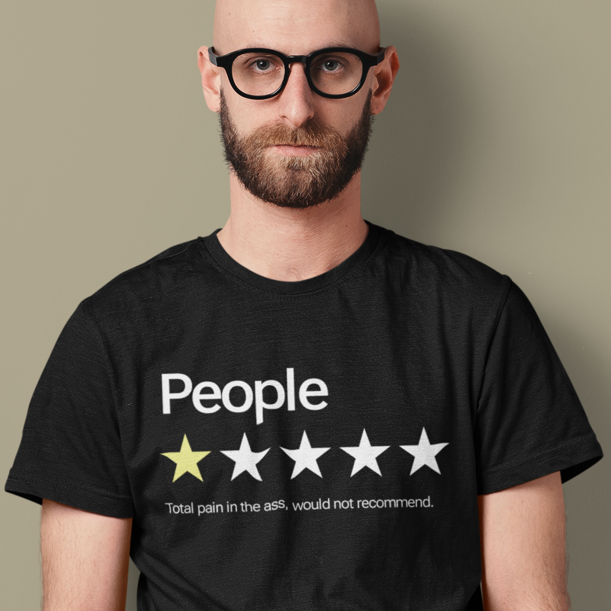People: One Star Rating T-shirt