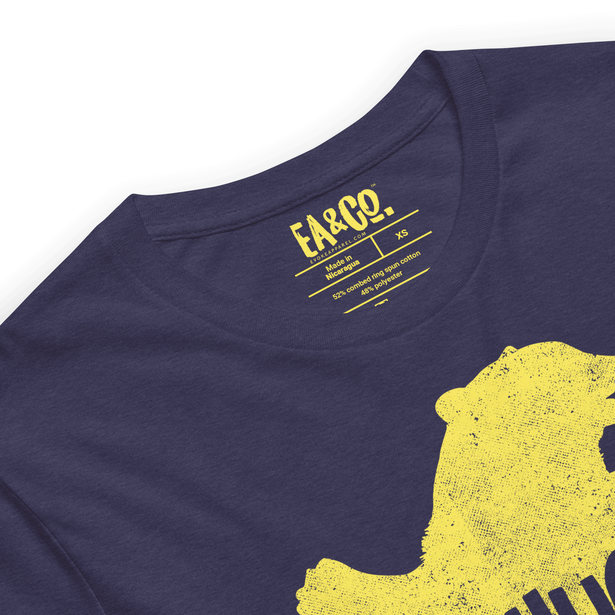 Bear Hug Tee - Funny Graphic T-shirt | Evoke Apparel - necktag
